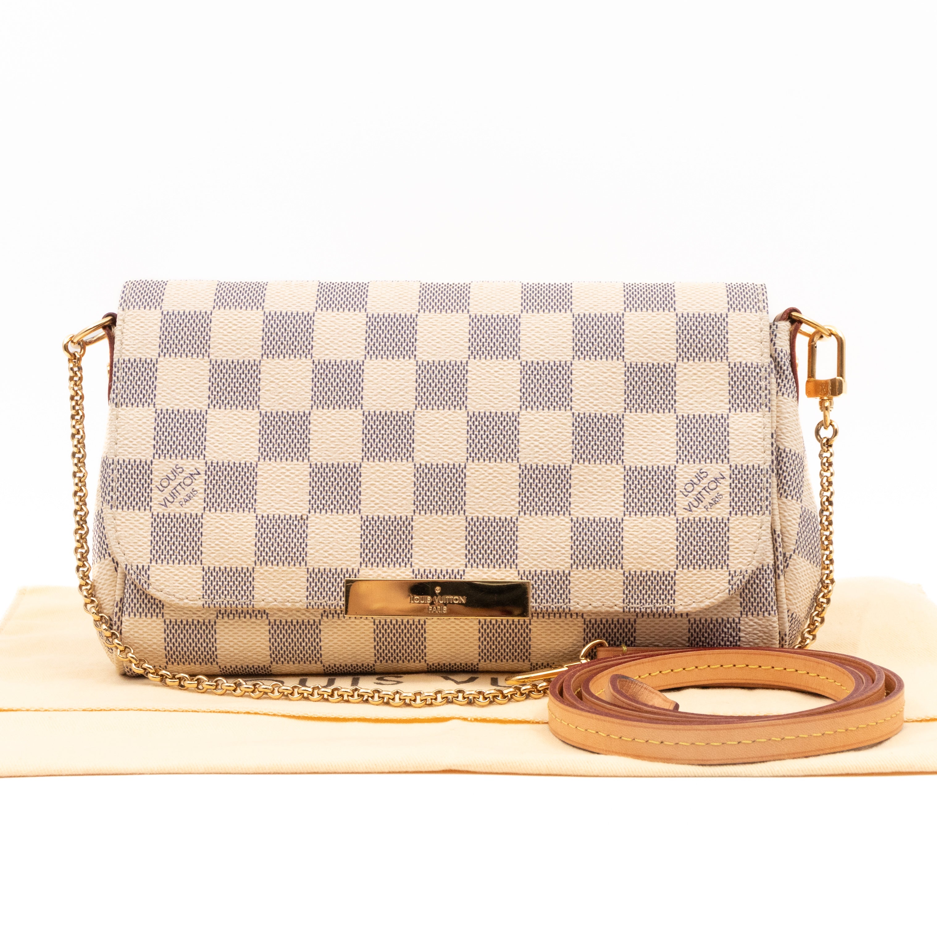 Favorite PM Damier Azur