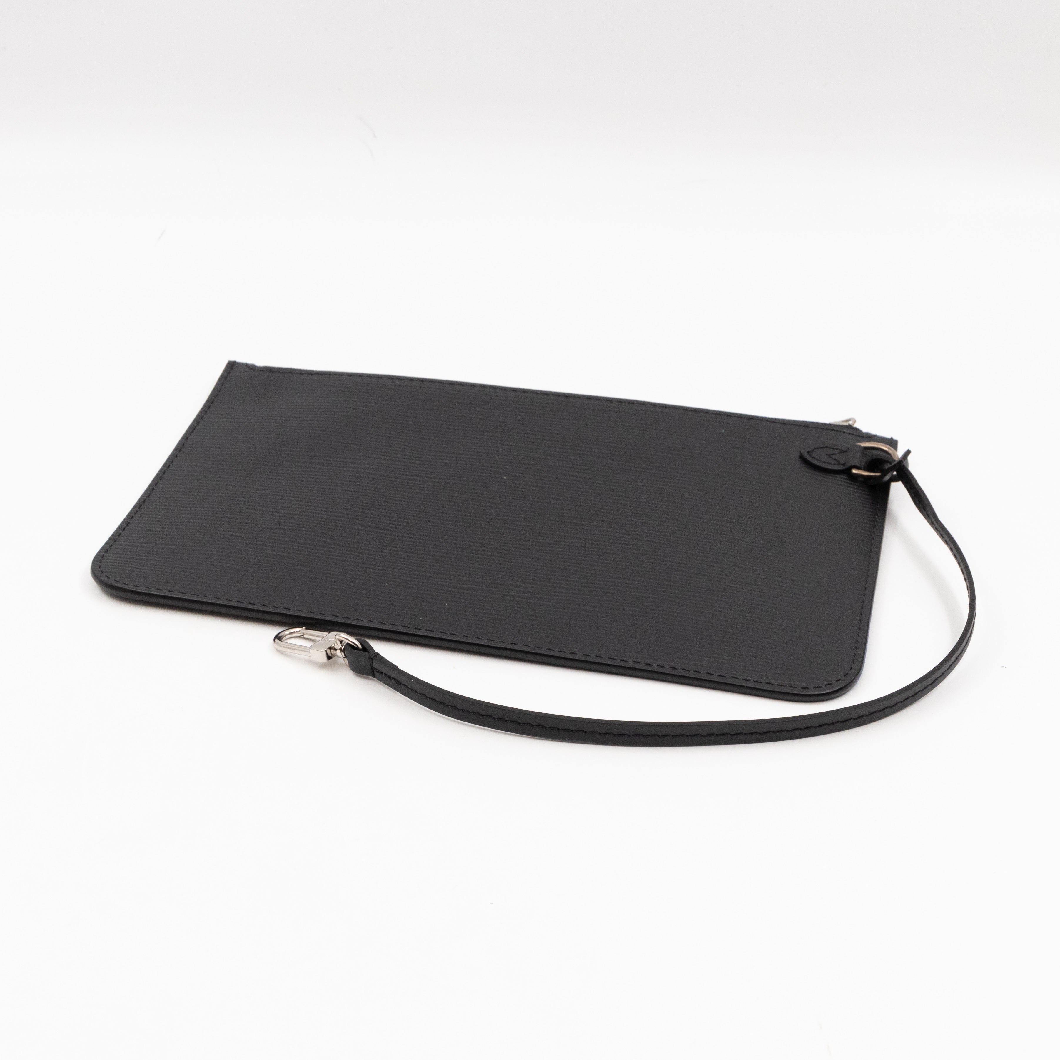 Neverfull MM Black Epi Leather with Pochette