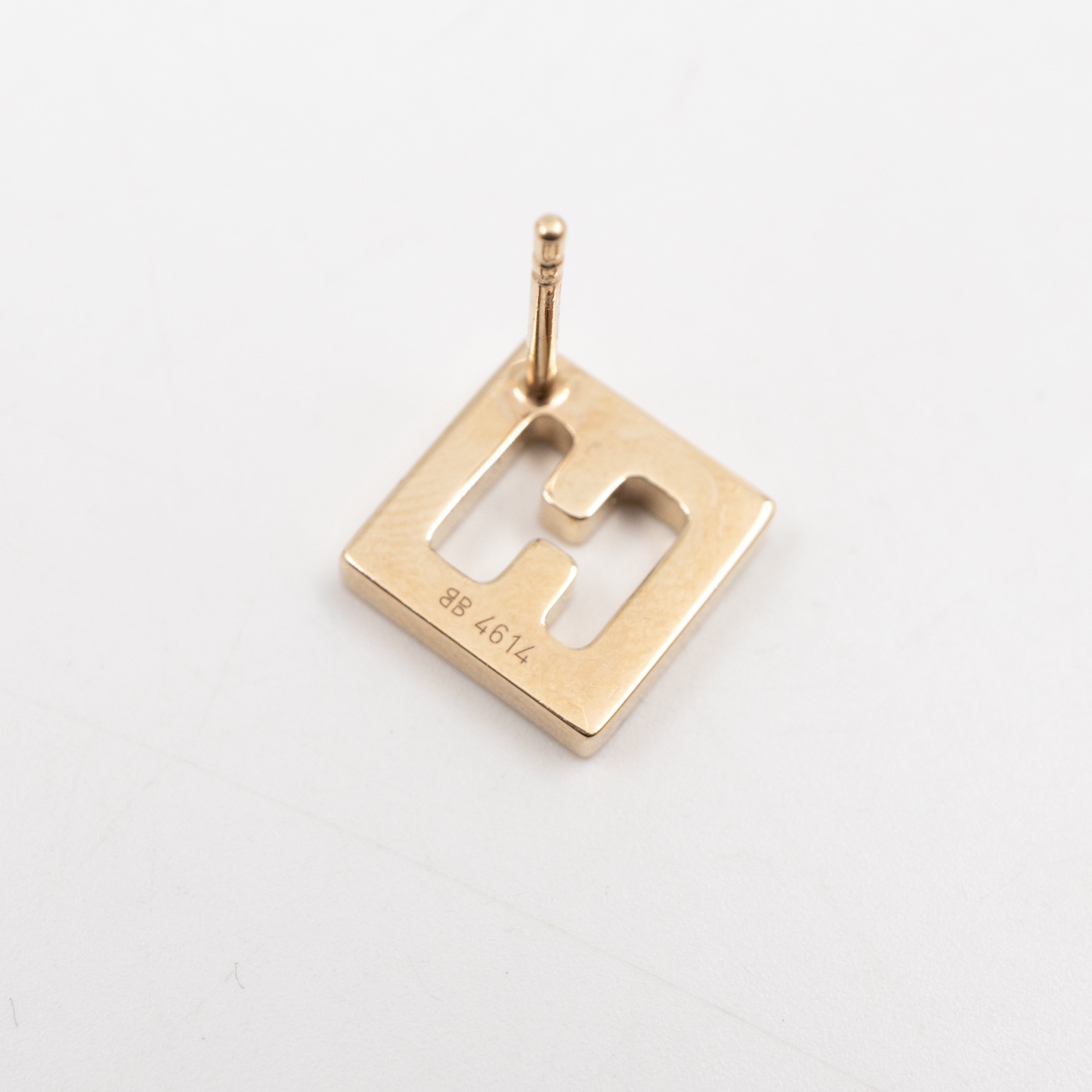 FF Crystal Earrings Gold