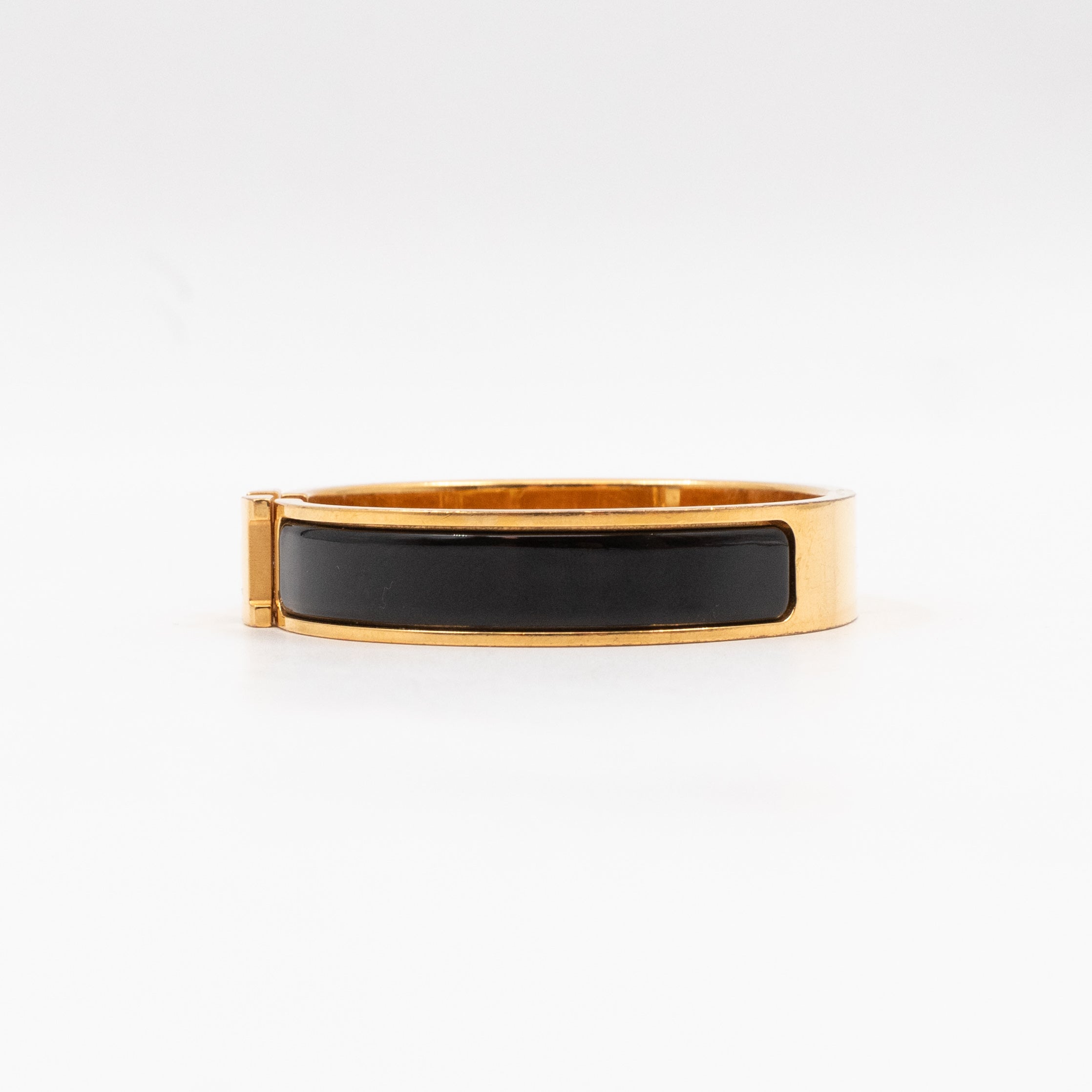 Clic H Bracelet GM Black Gold