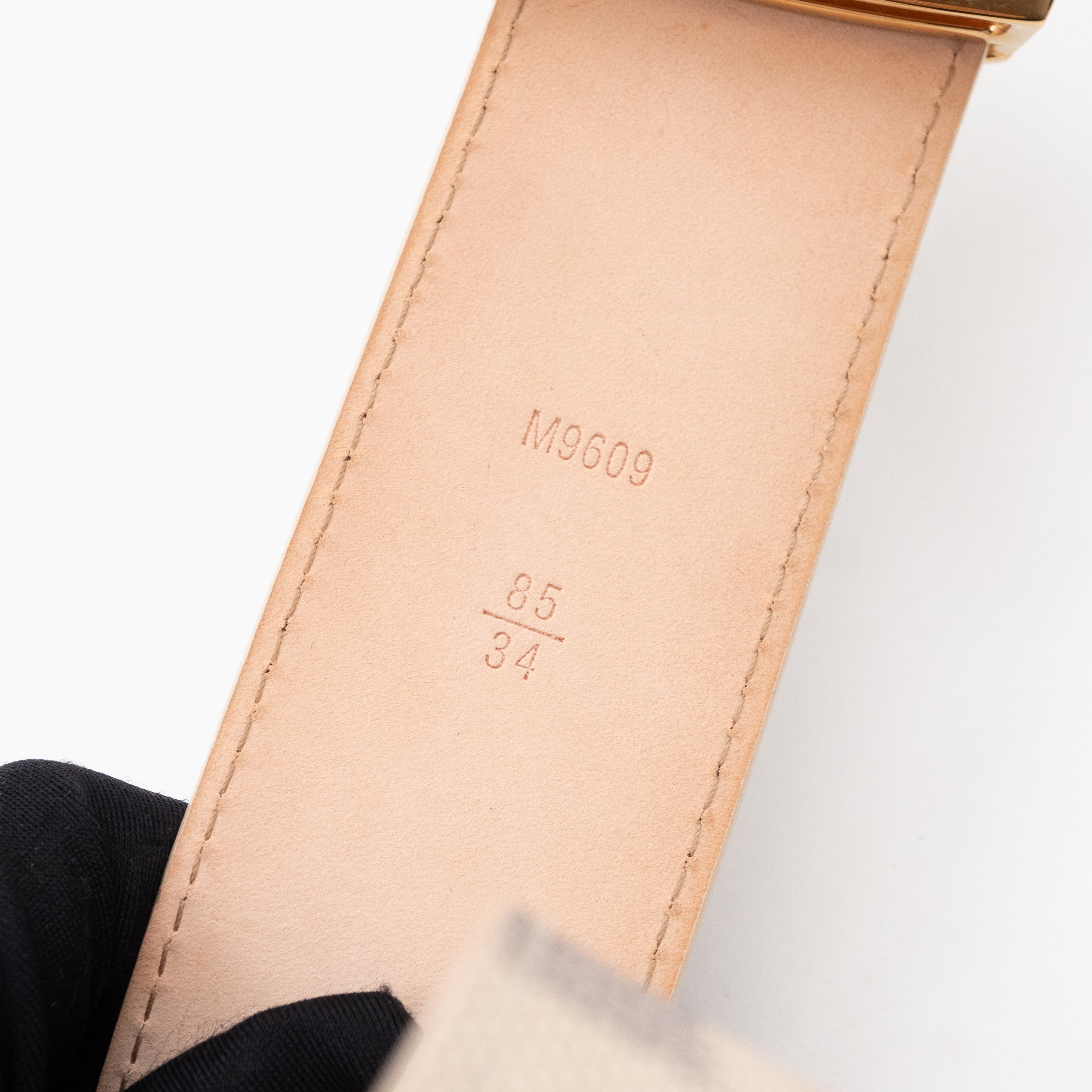 LV Initials Belt Damier Azur 85/34