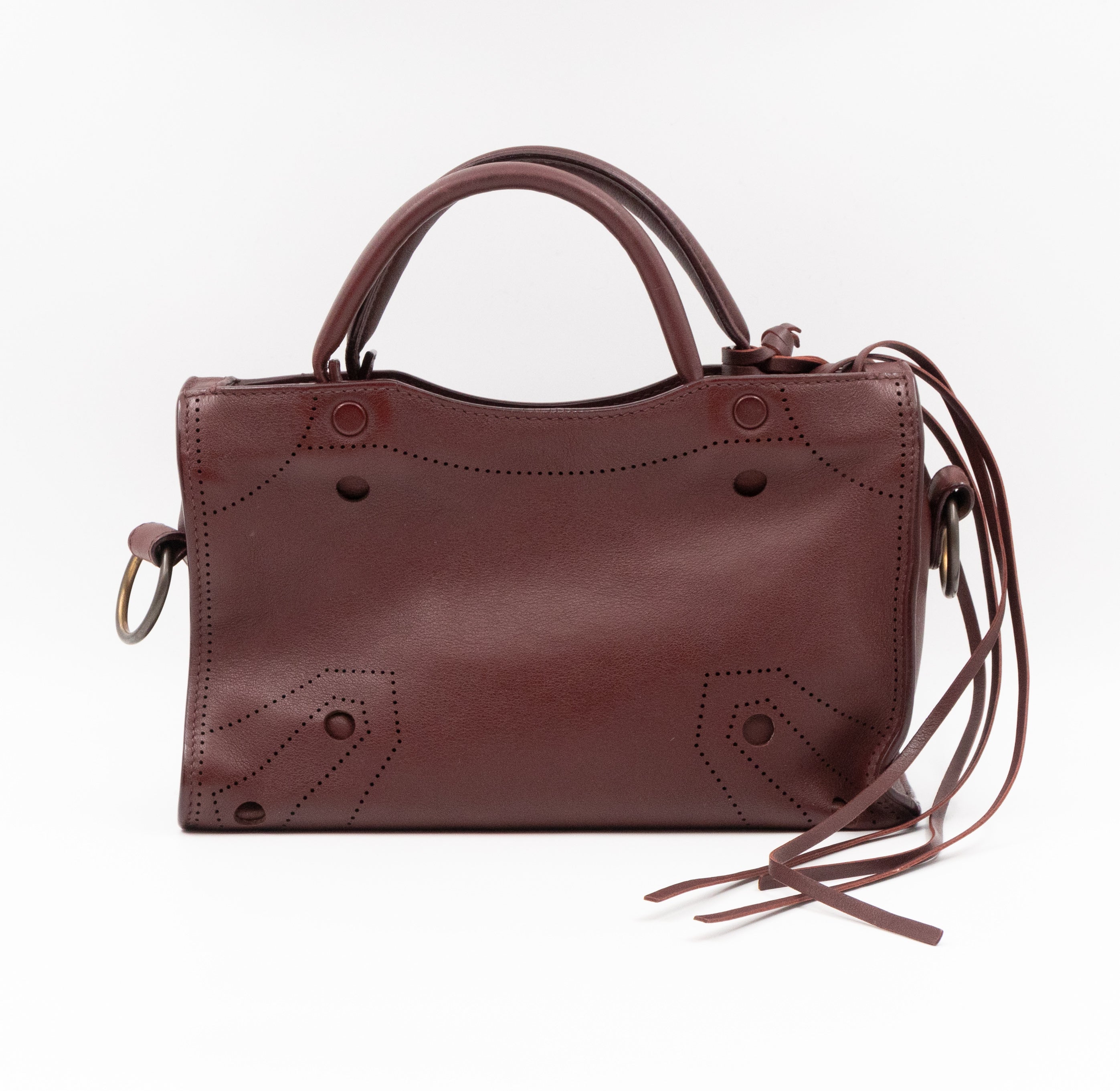 Mini City Blackout Burgundy