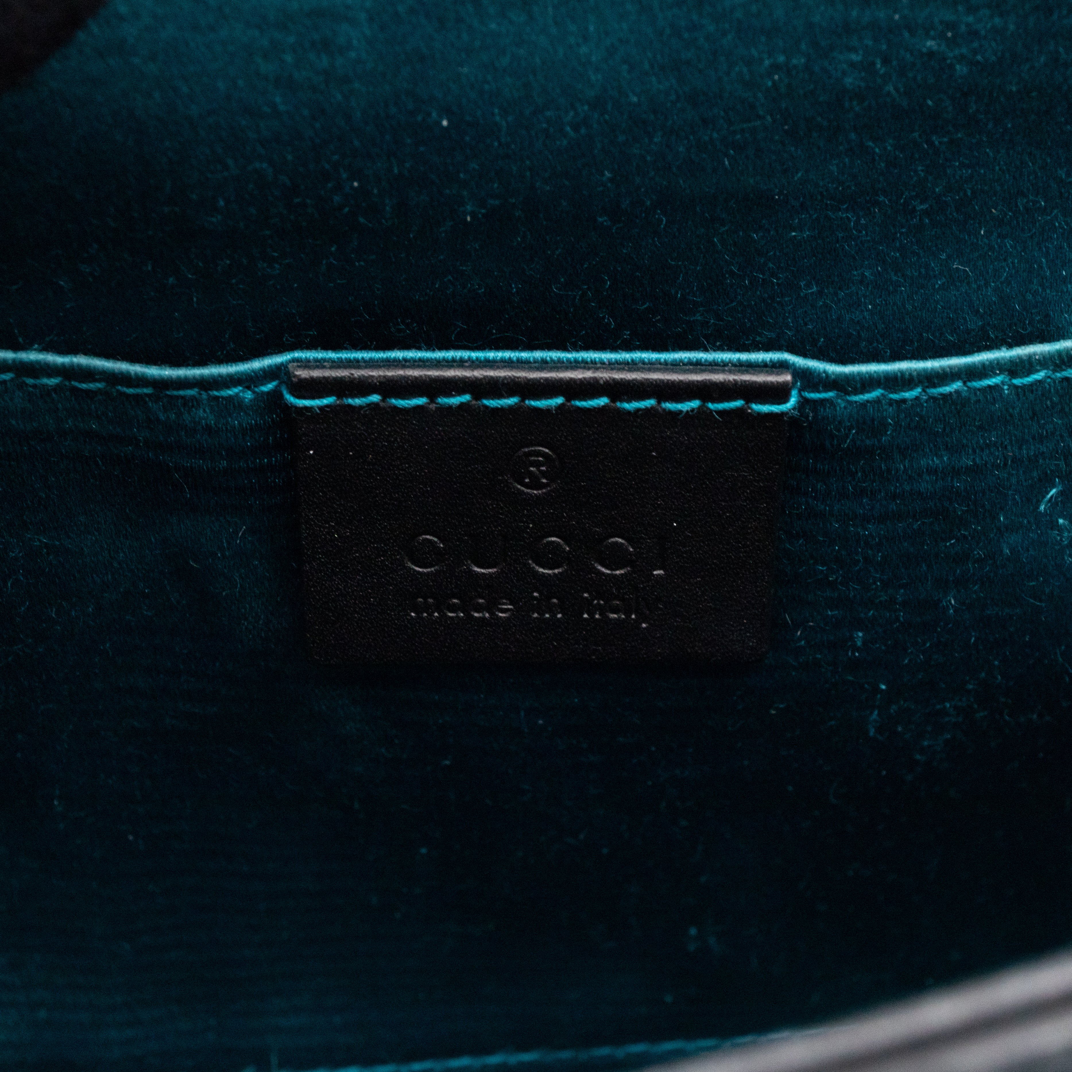 Ophidia Chain GG Small Shoulder Bag Black Suede