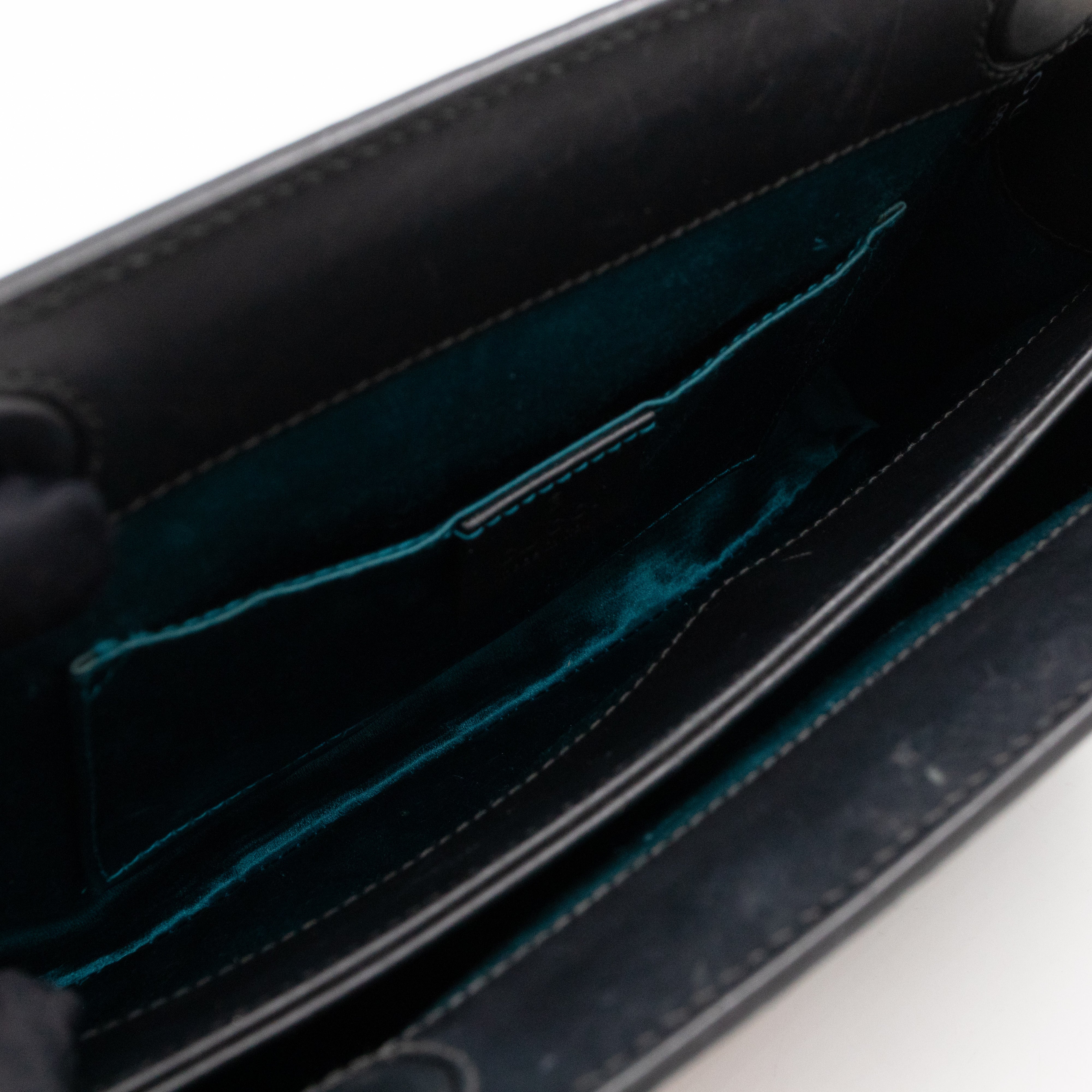 Ophidia Chain GG Small Shoulder Bag Black Suede