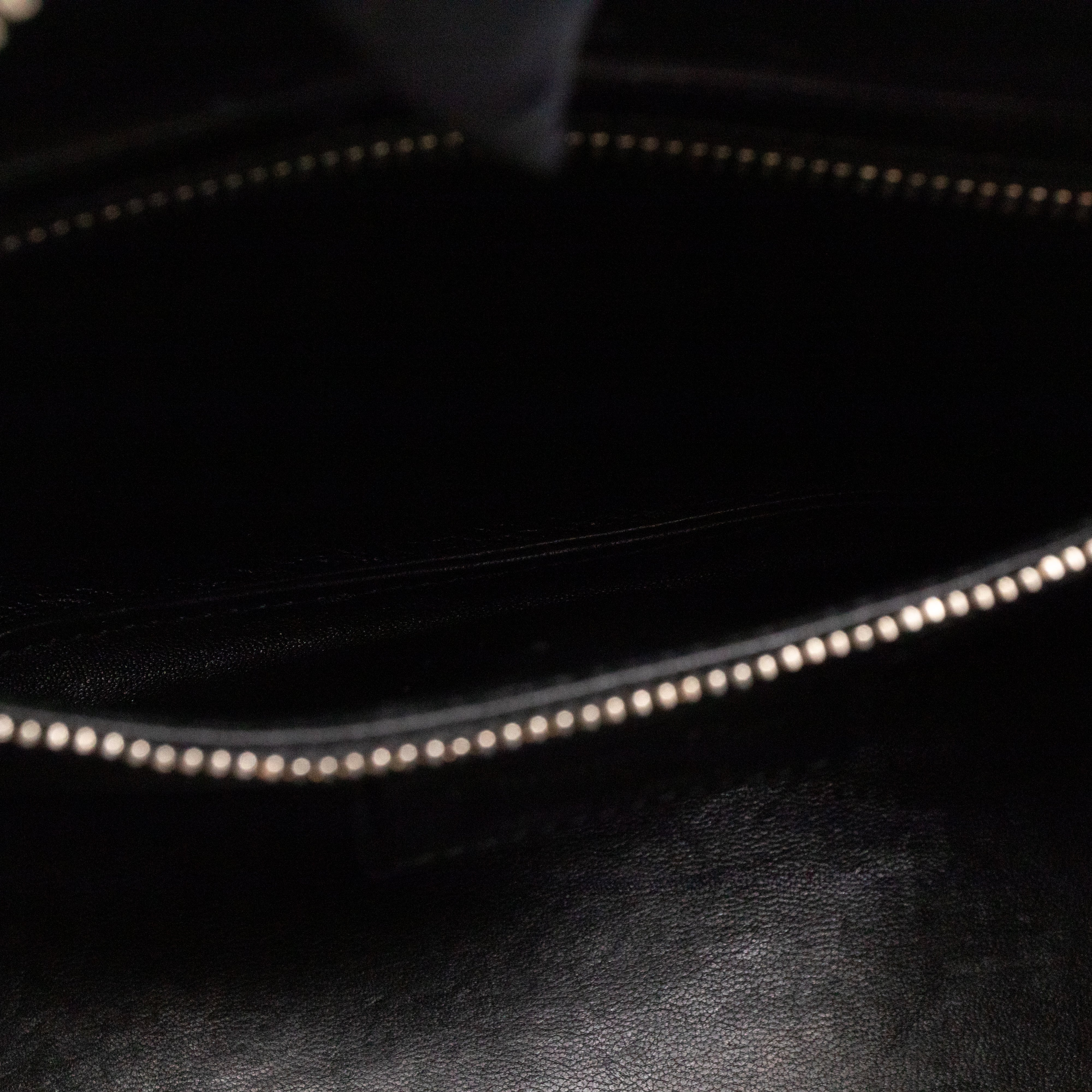 Lady Dior Medium Sequins Pink Black Patent Leather