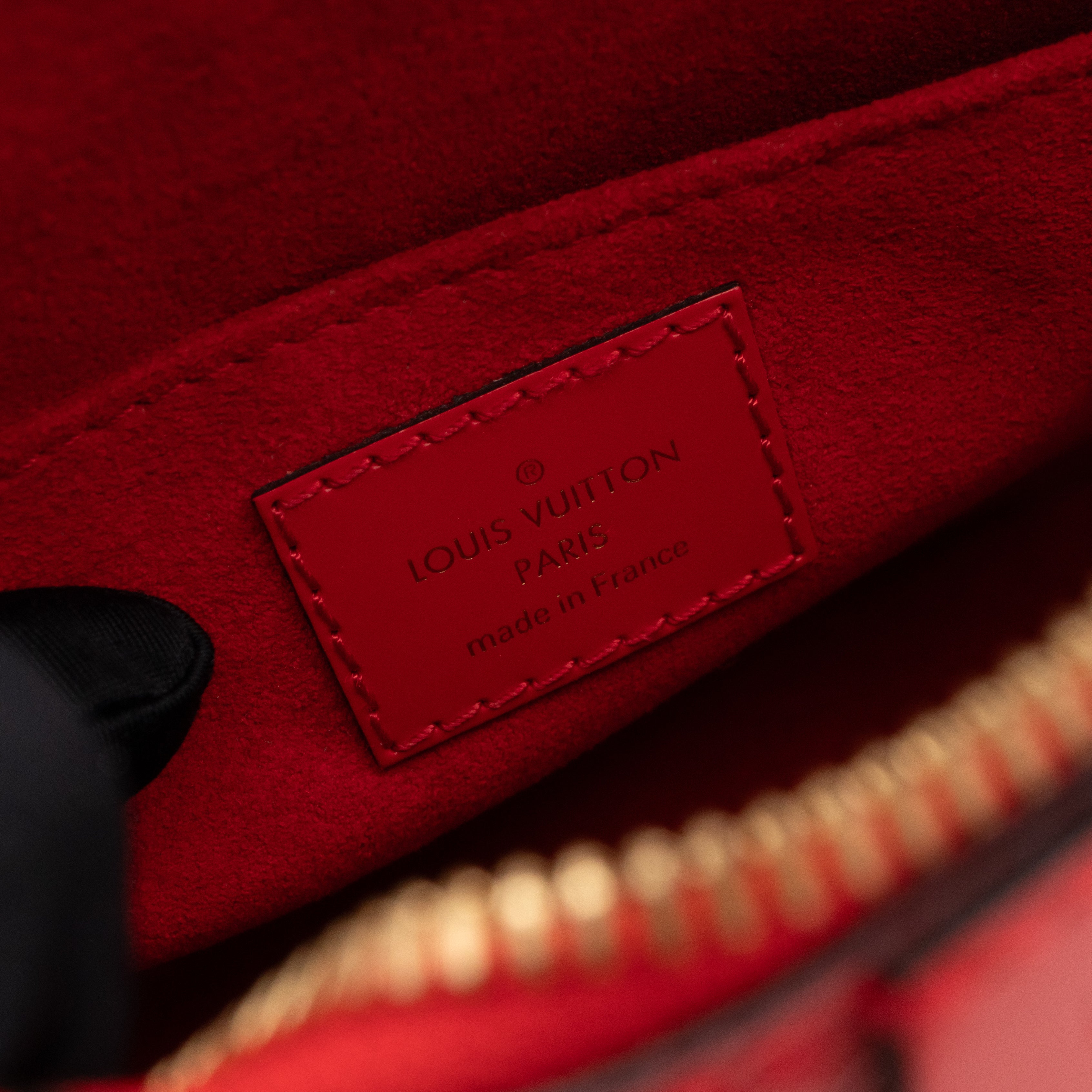 Alma Mini Chain Epi Leather Red