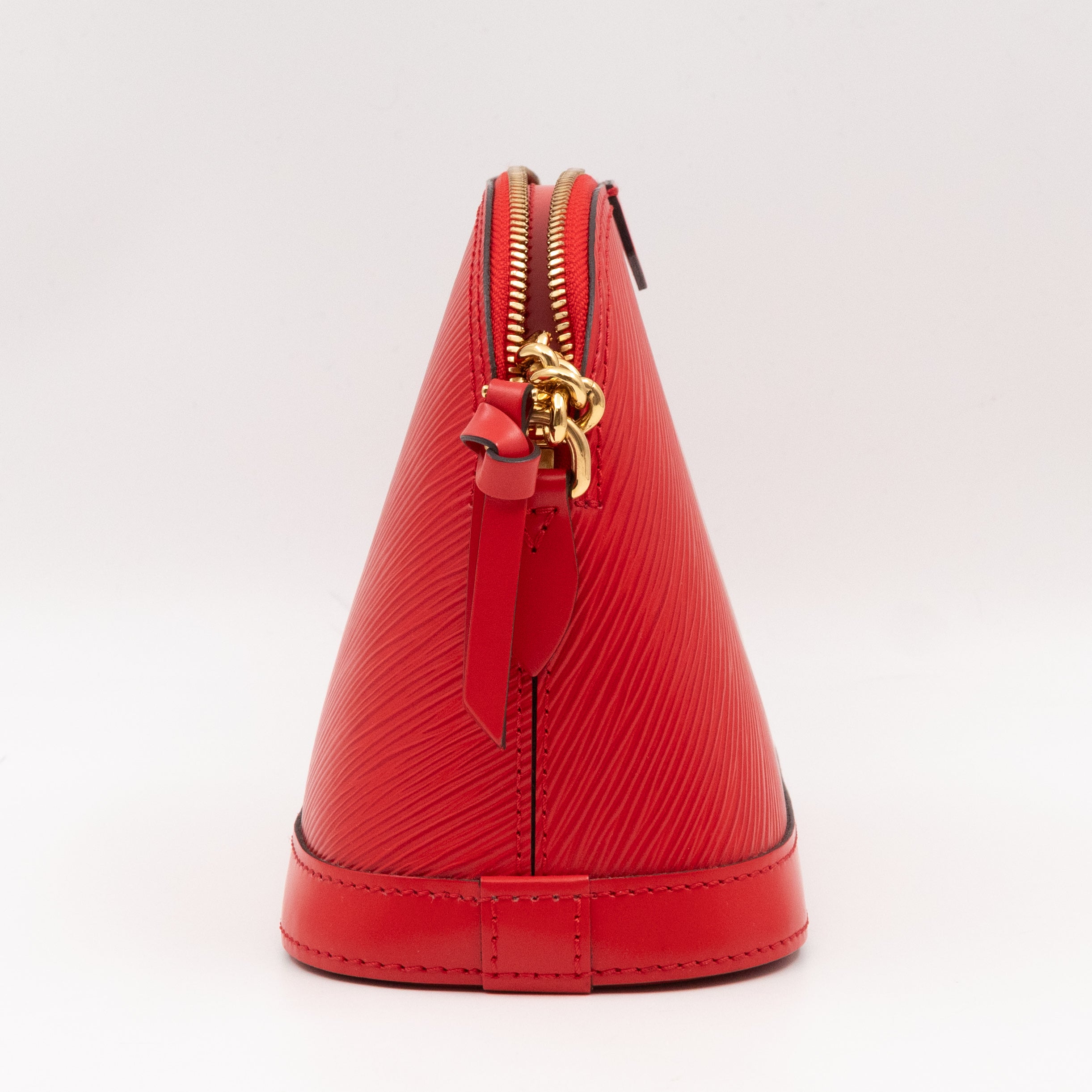 Alma Mini Chain Epi Leather Red