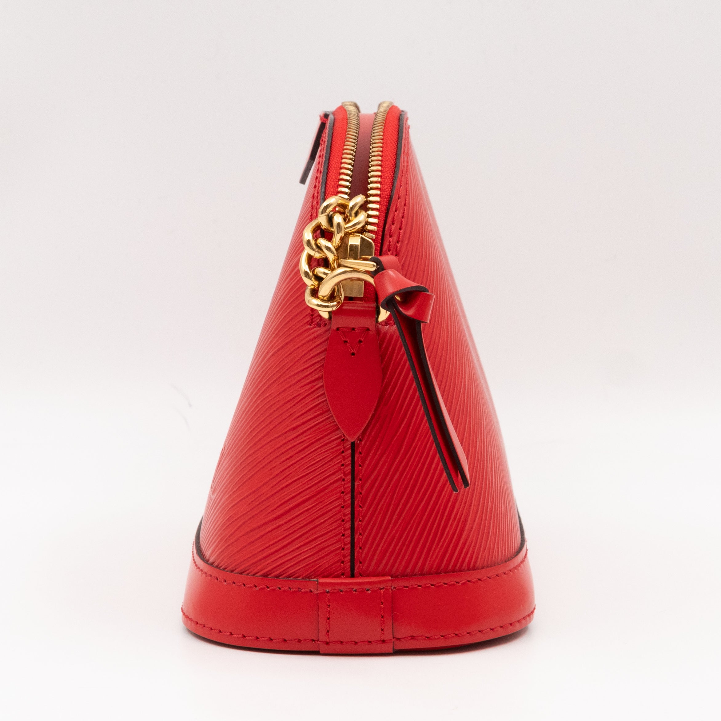 Alma Mini Chain Epi Leather Red