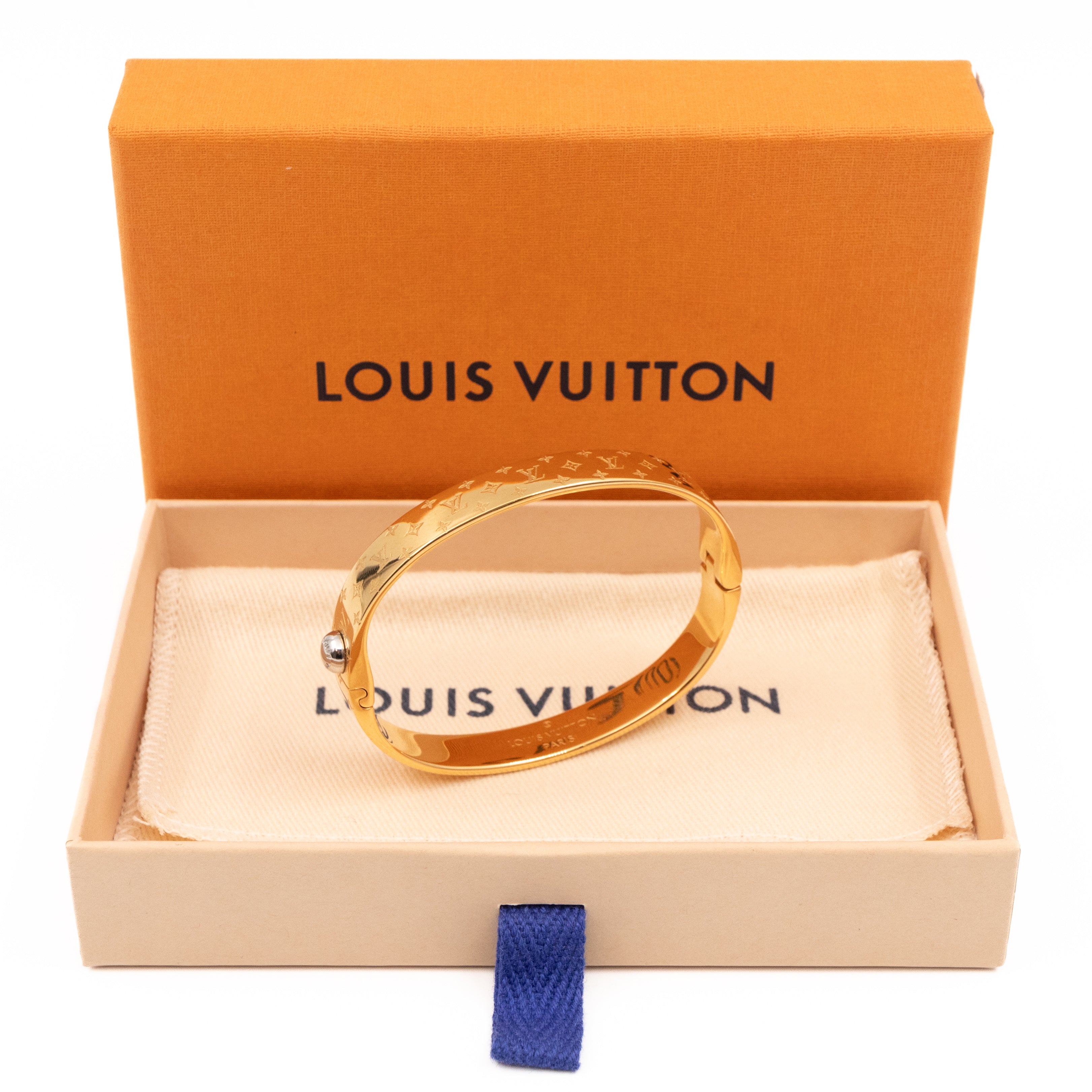 Nanogram Cuff Bracelet M Gold