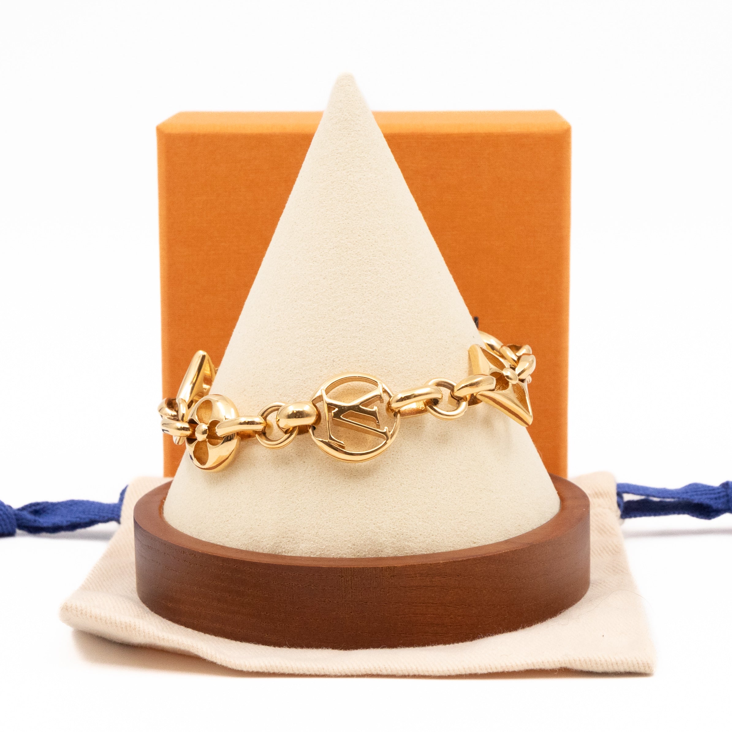 Crazy In Lock Bracelet Gold