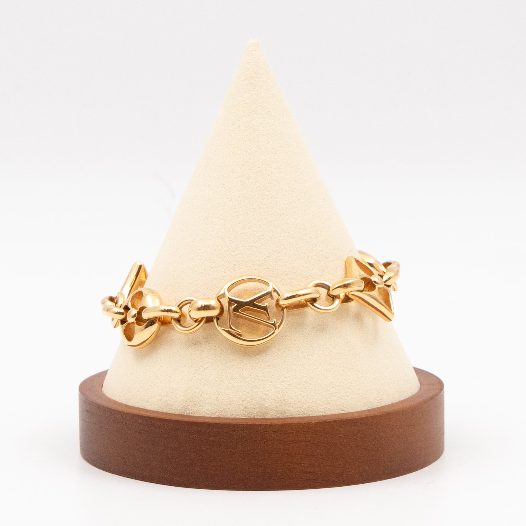 Crazy In Lock Bracelet Gold