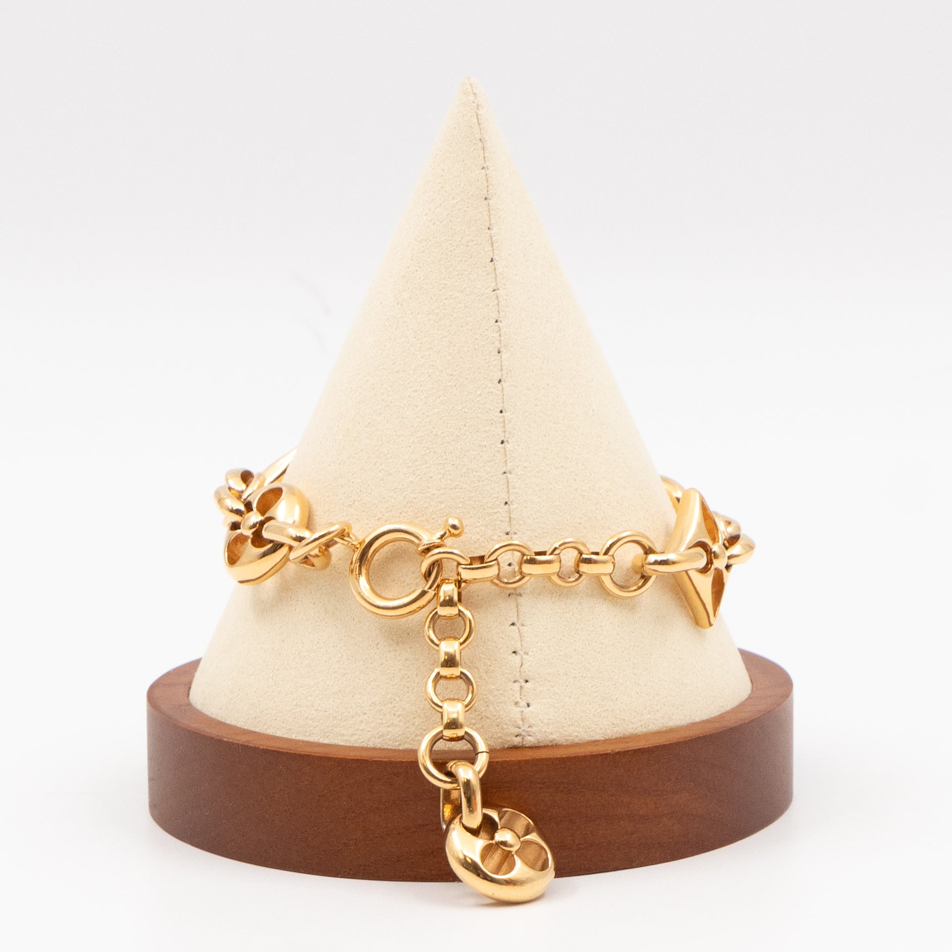 Crazy In Lock Bracelet Gold