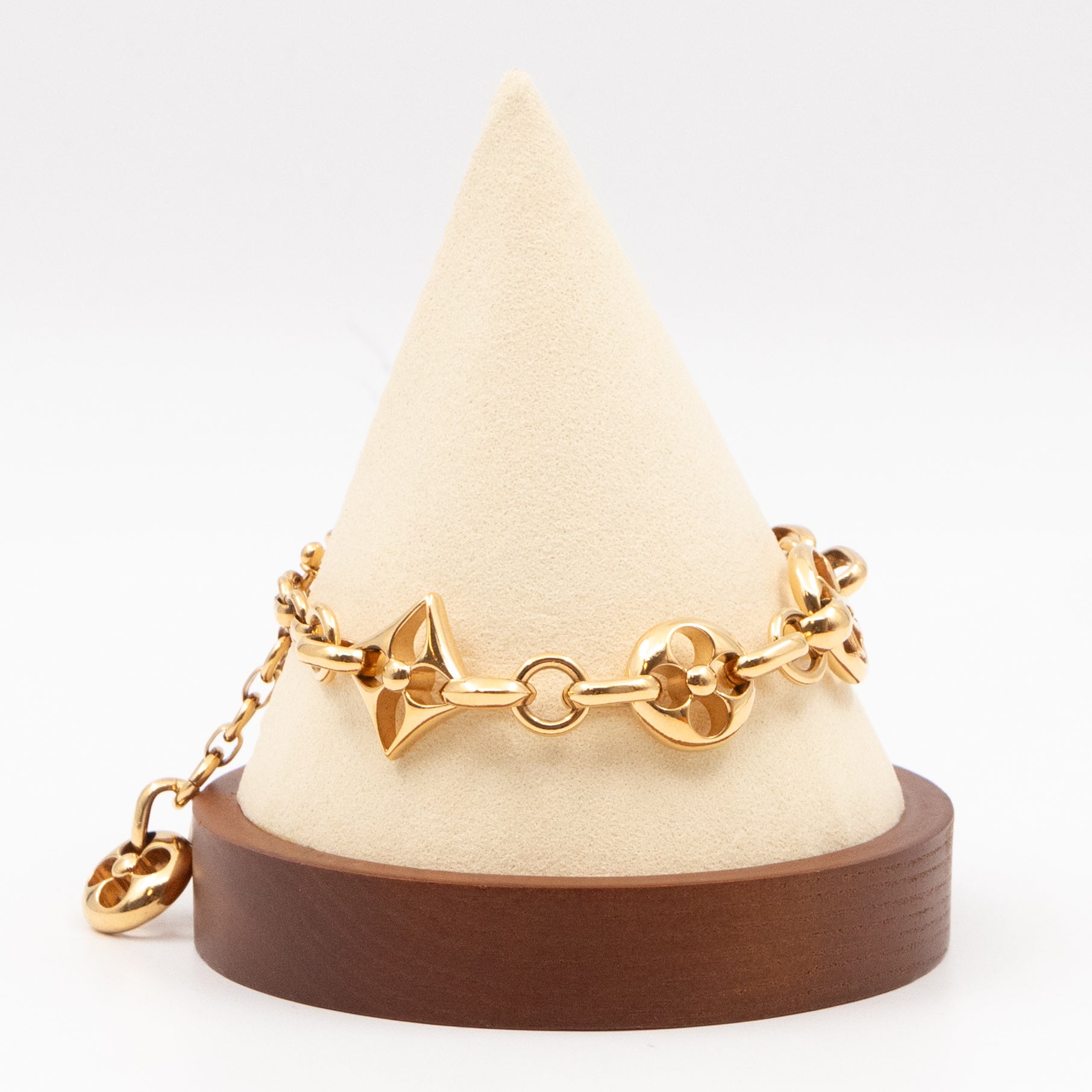 Crazy In Lock Bracelet Gold