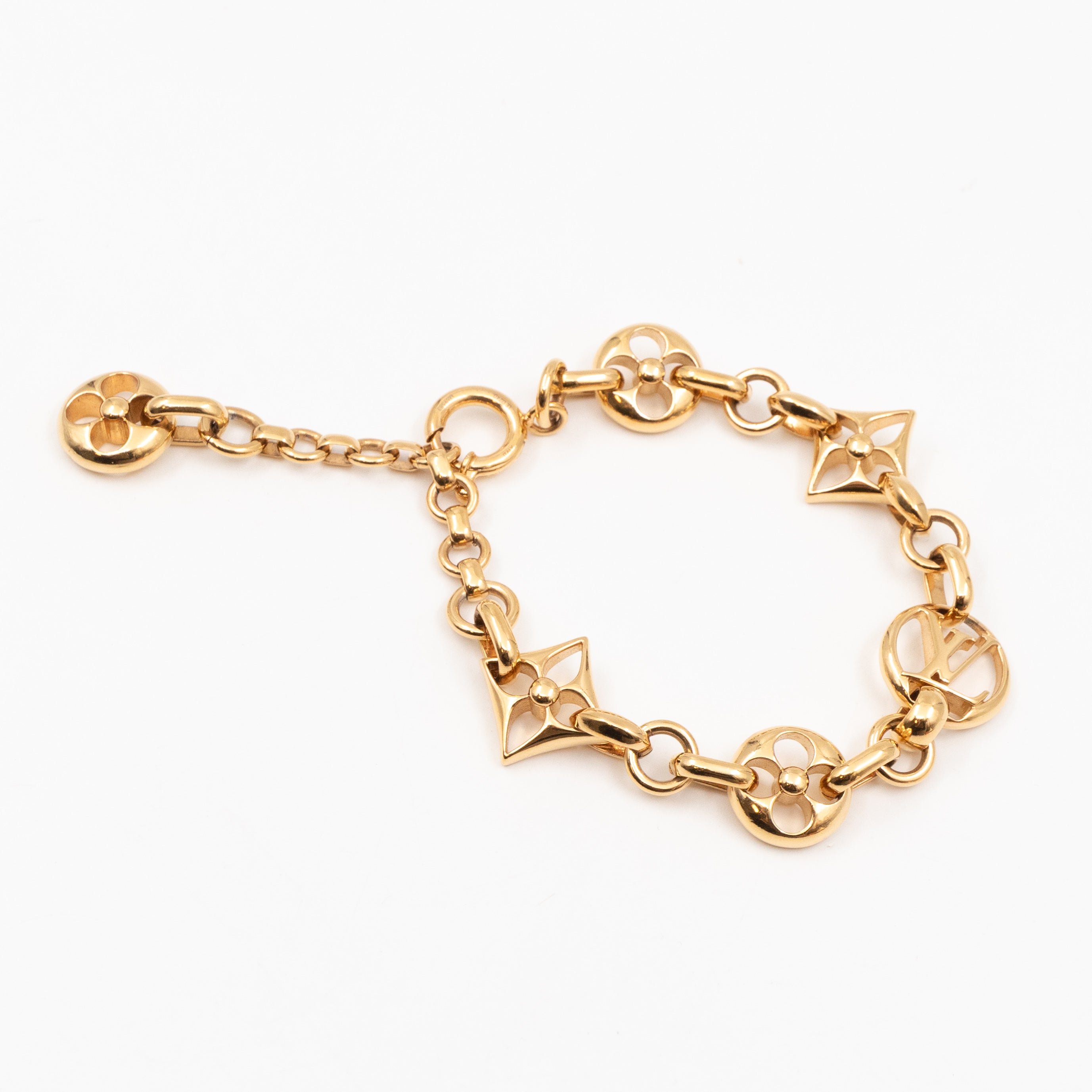 Crazy In Lock Bracelet Gold