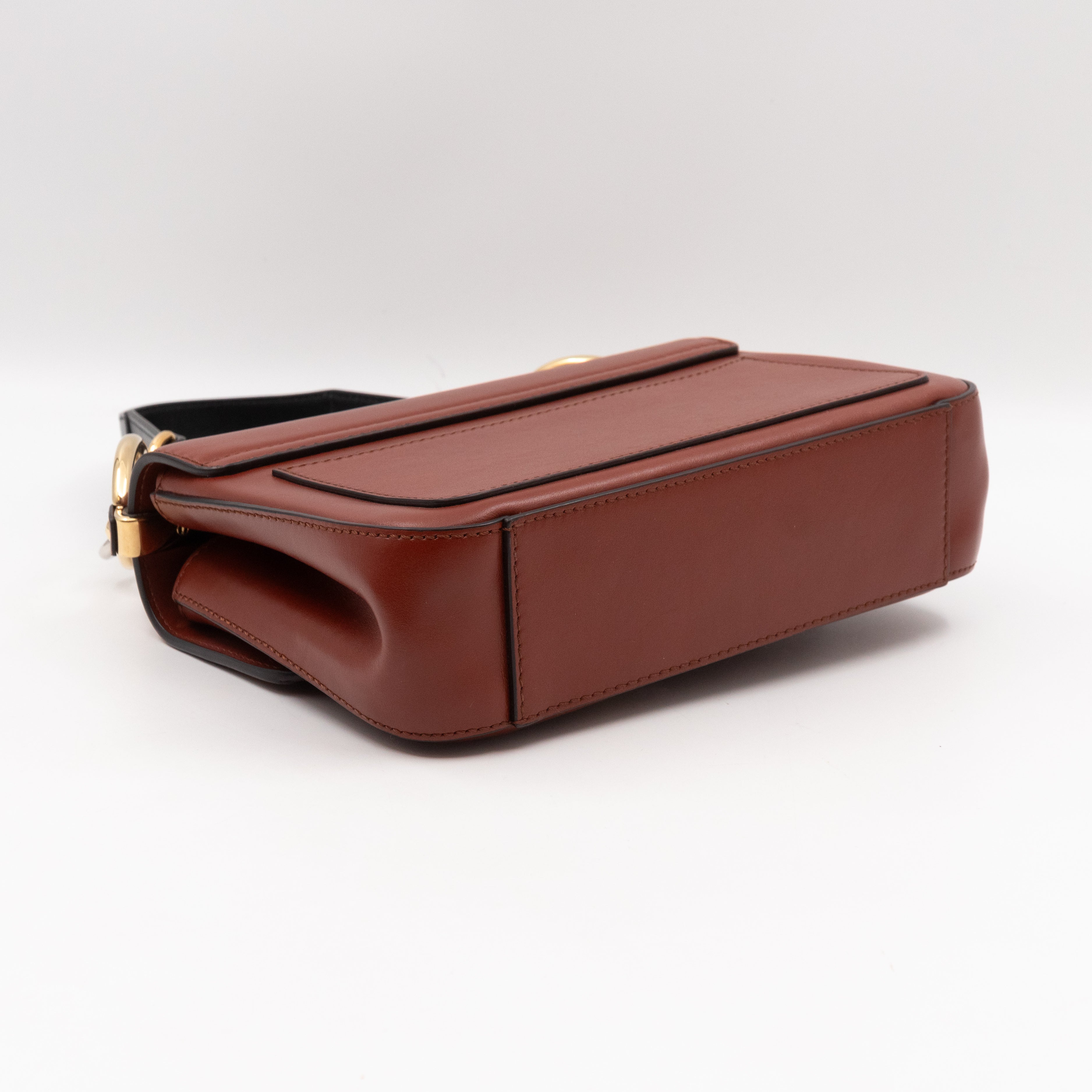 Small C Bag Brown Leather