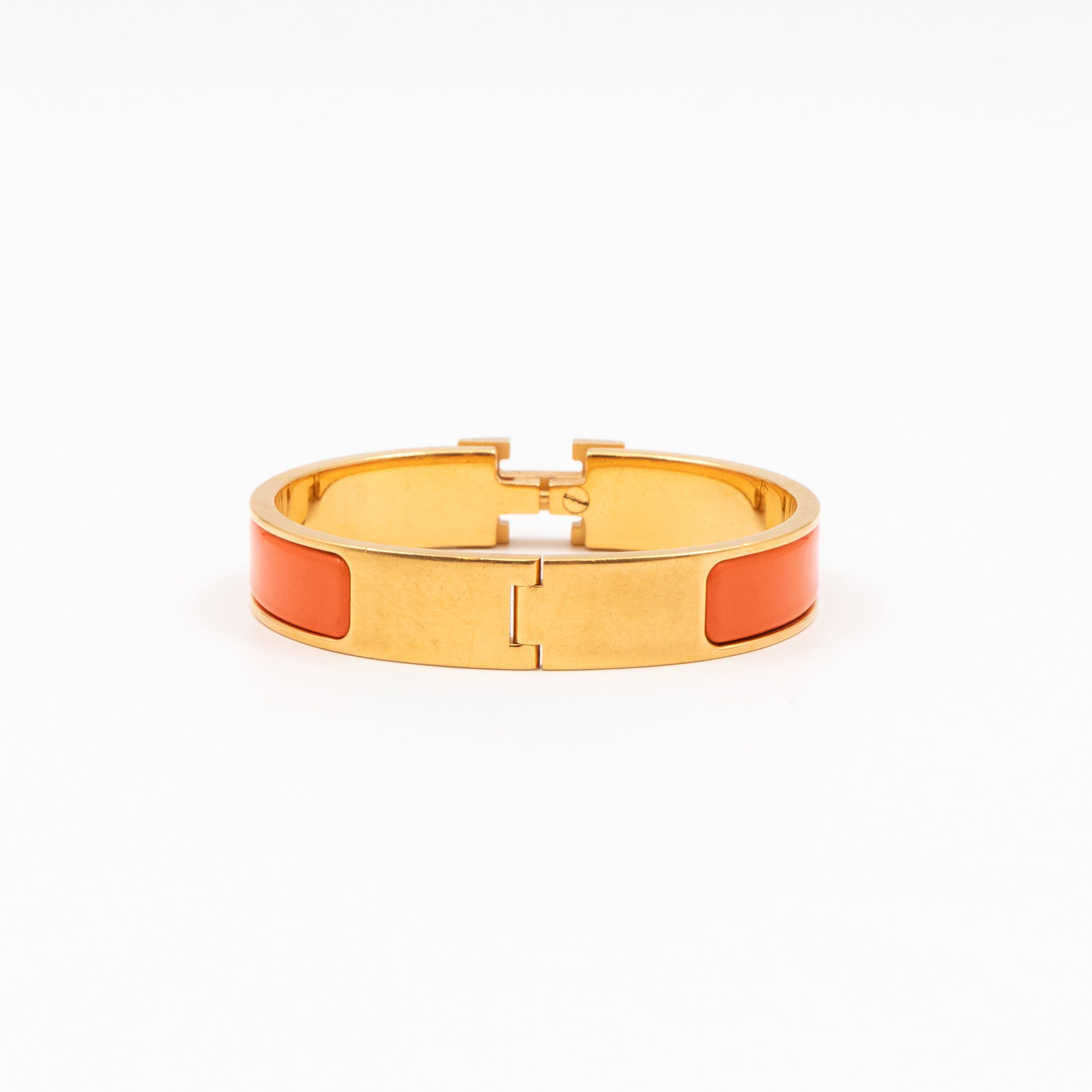 Clic H Bracelet PM Orange Gold