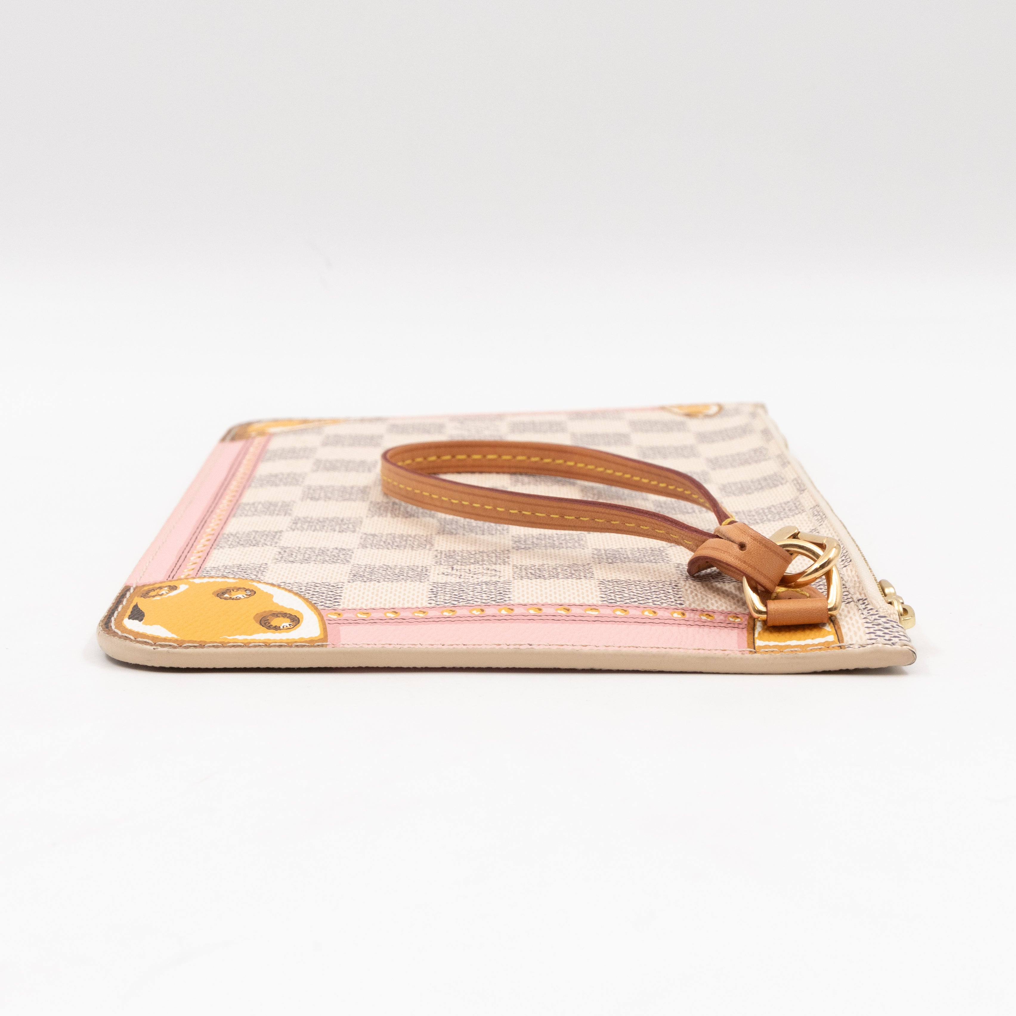 Neverfull Pochette Damier Azur Summer Trunk