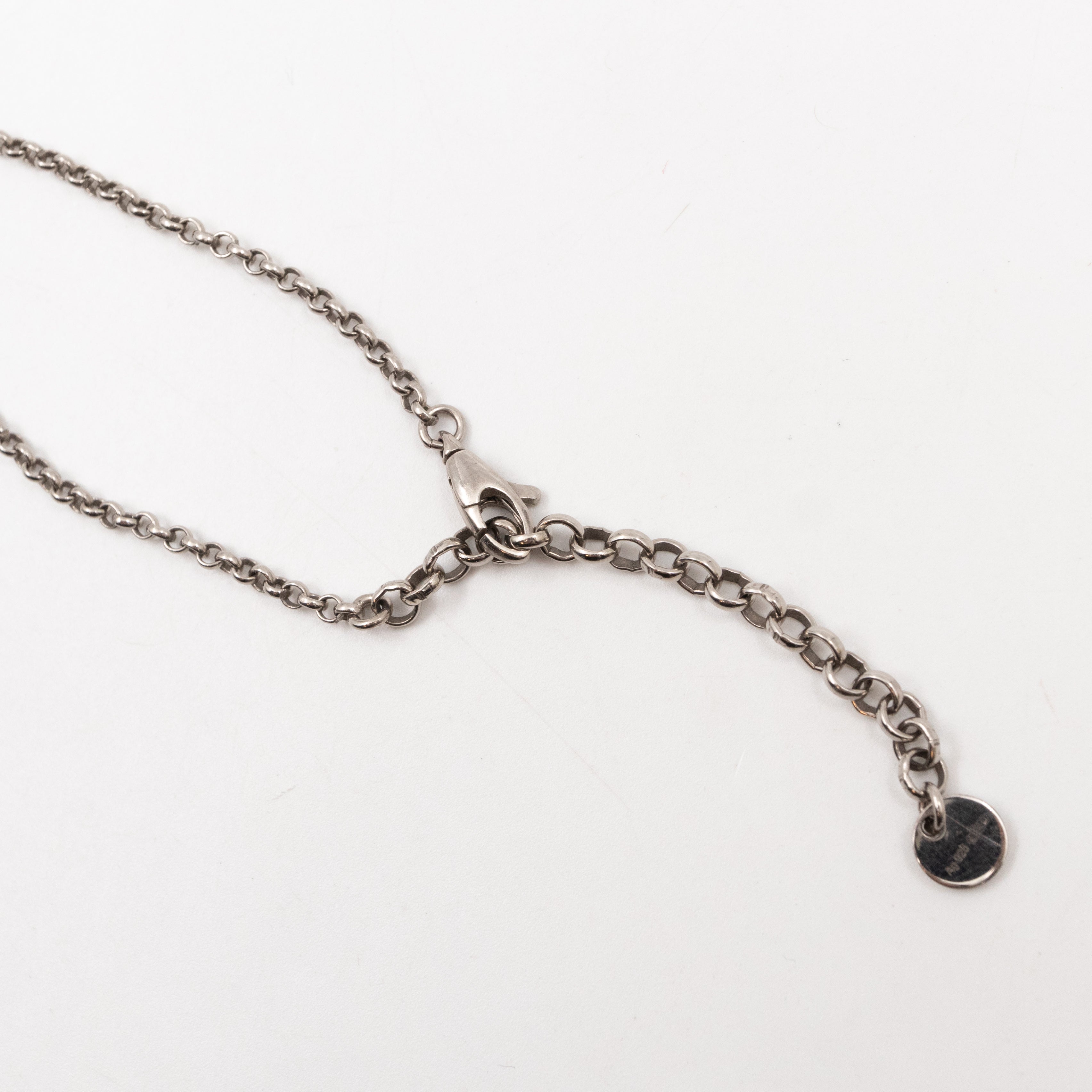 Interlocking G Pendant Necklace 925 Silver