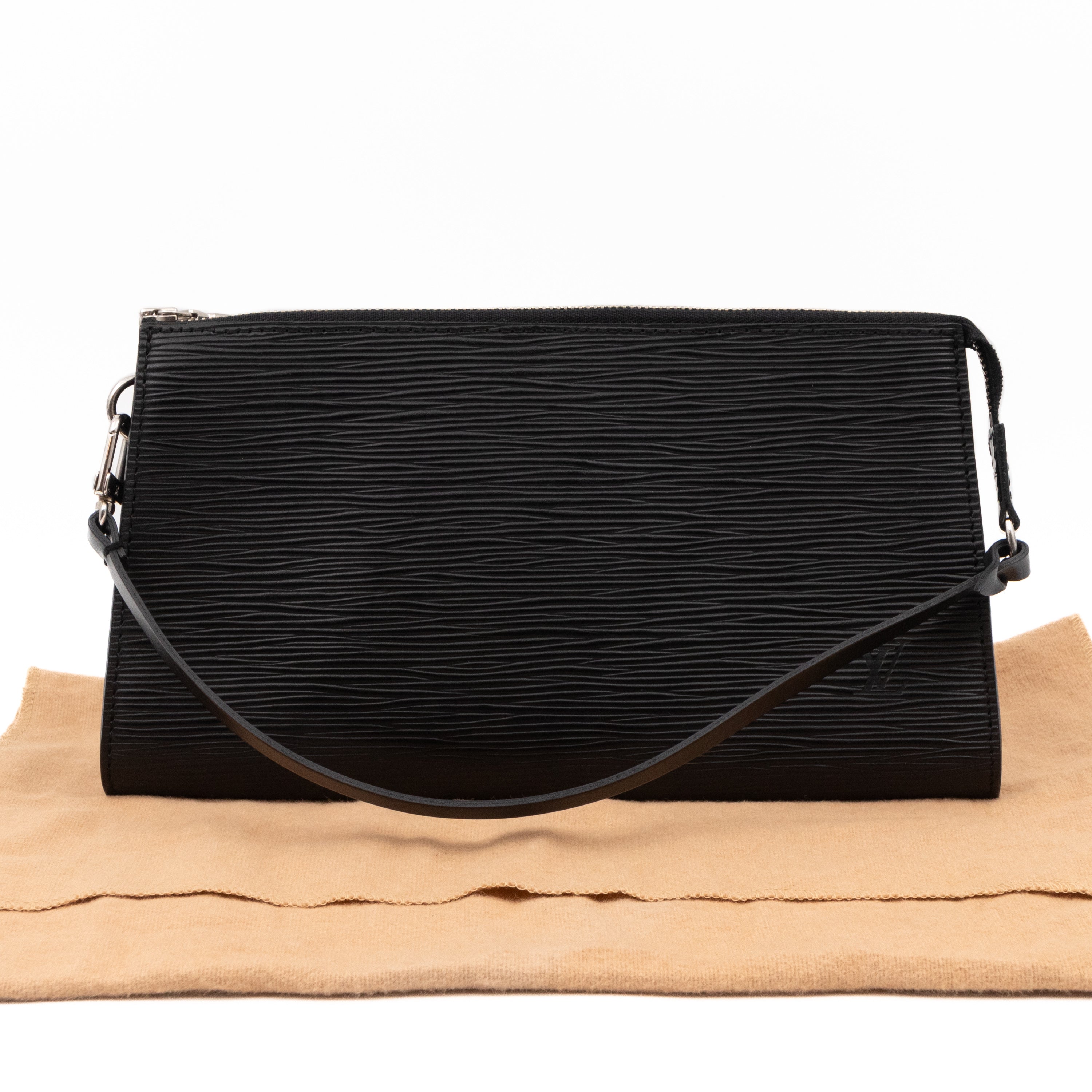Pochette Accessoires Epi Leather Black
