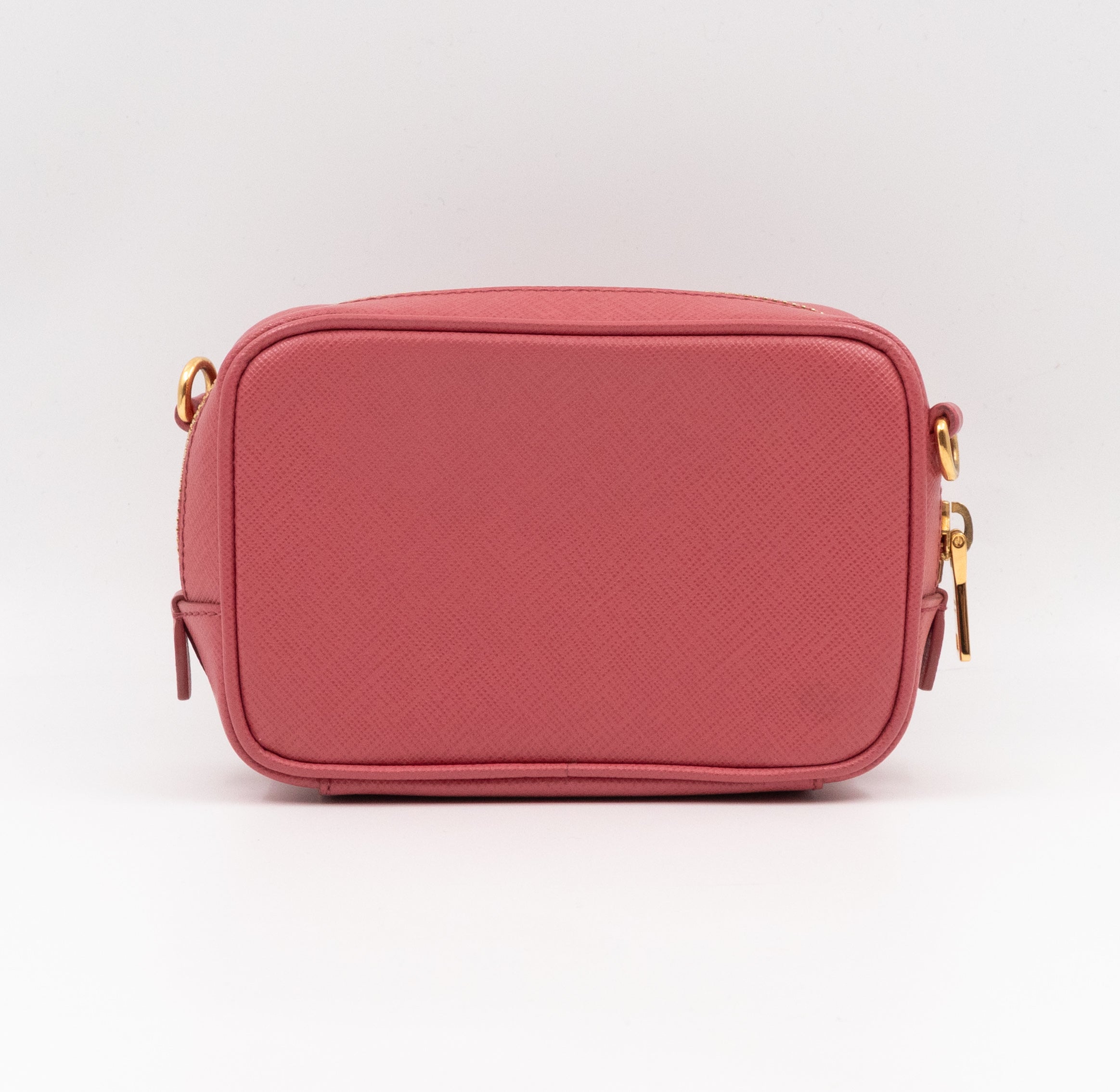 Camera Bag Pink Leather