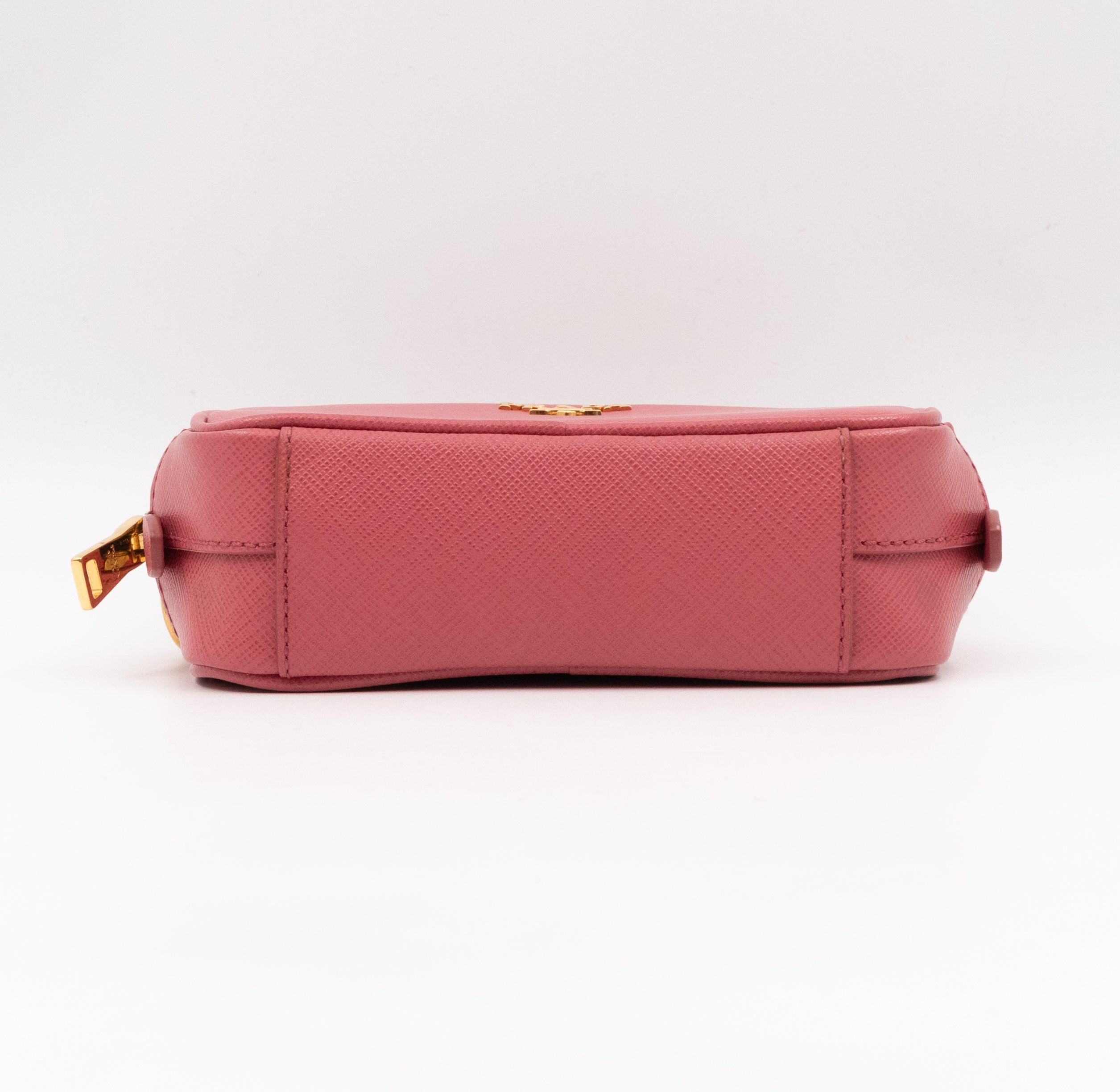 Camera Bag Pink Leather