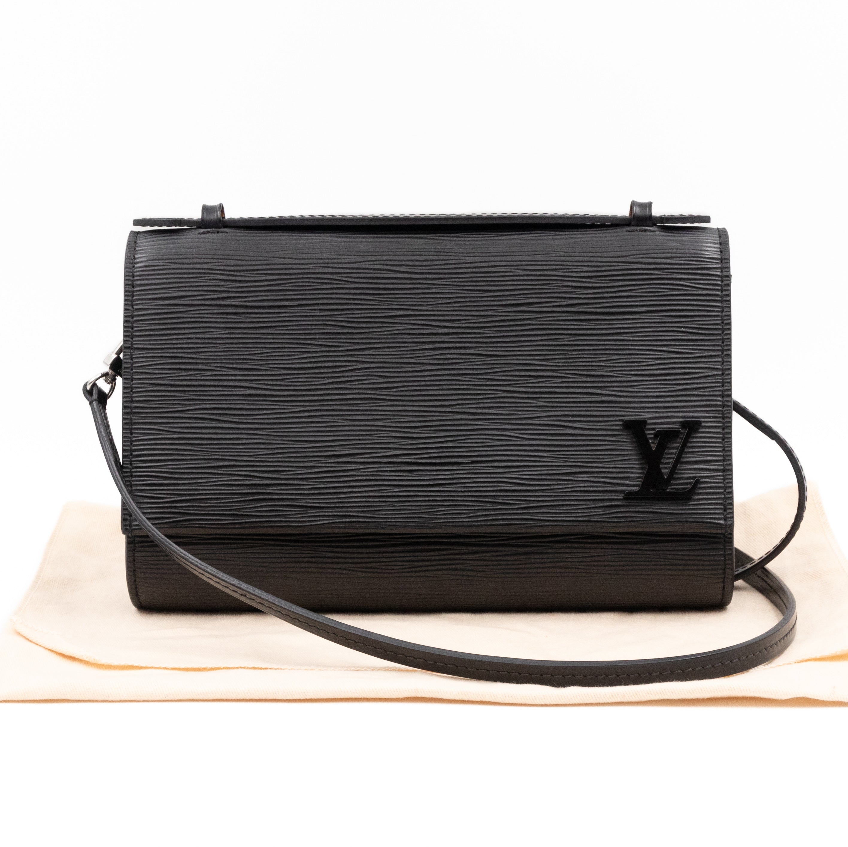 Clery Clutch Epi Leather Black