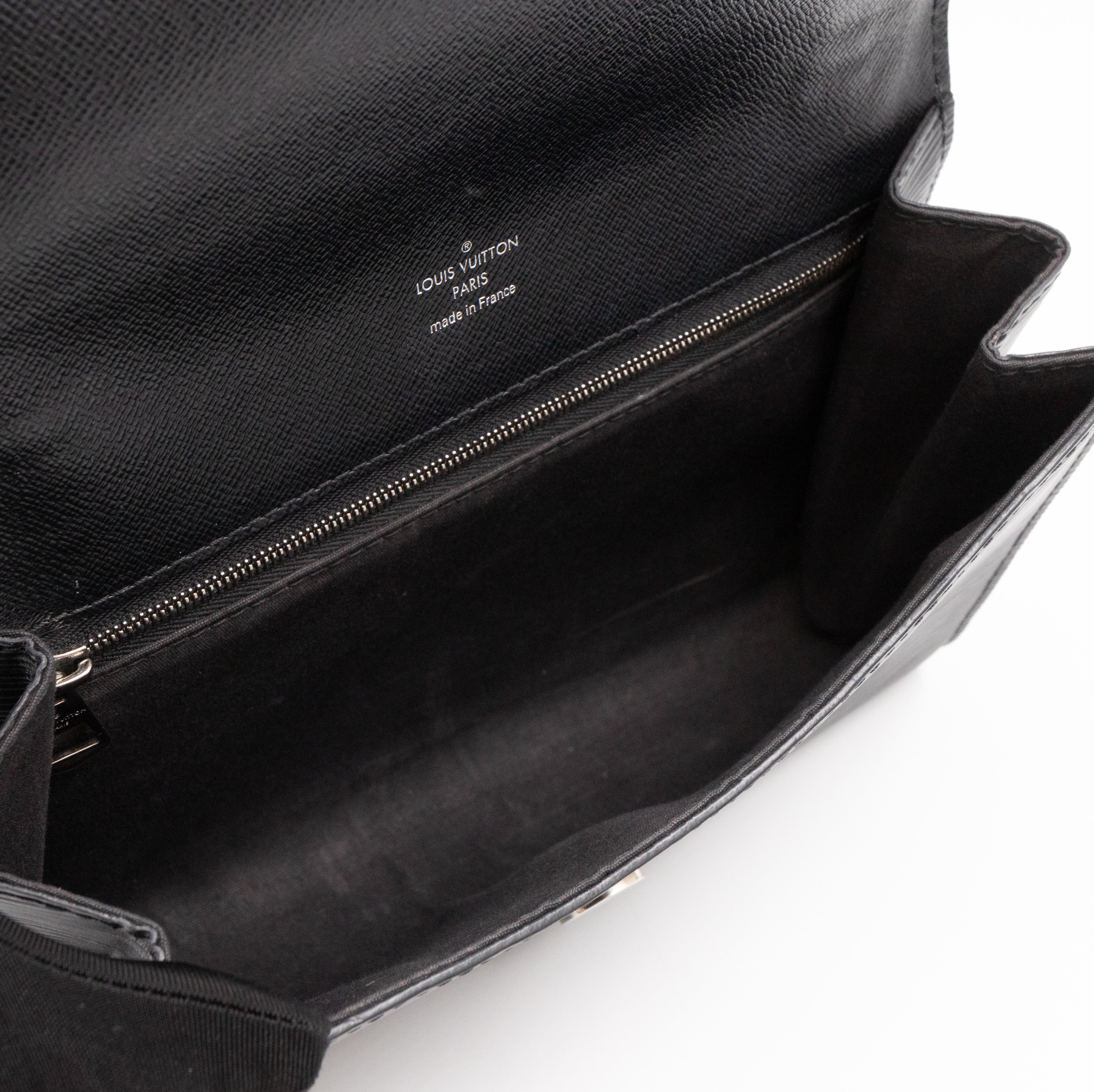 Clery Clutch Epi Leather Black