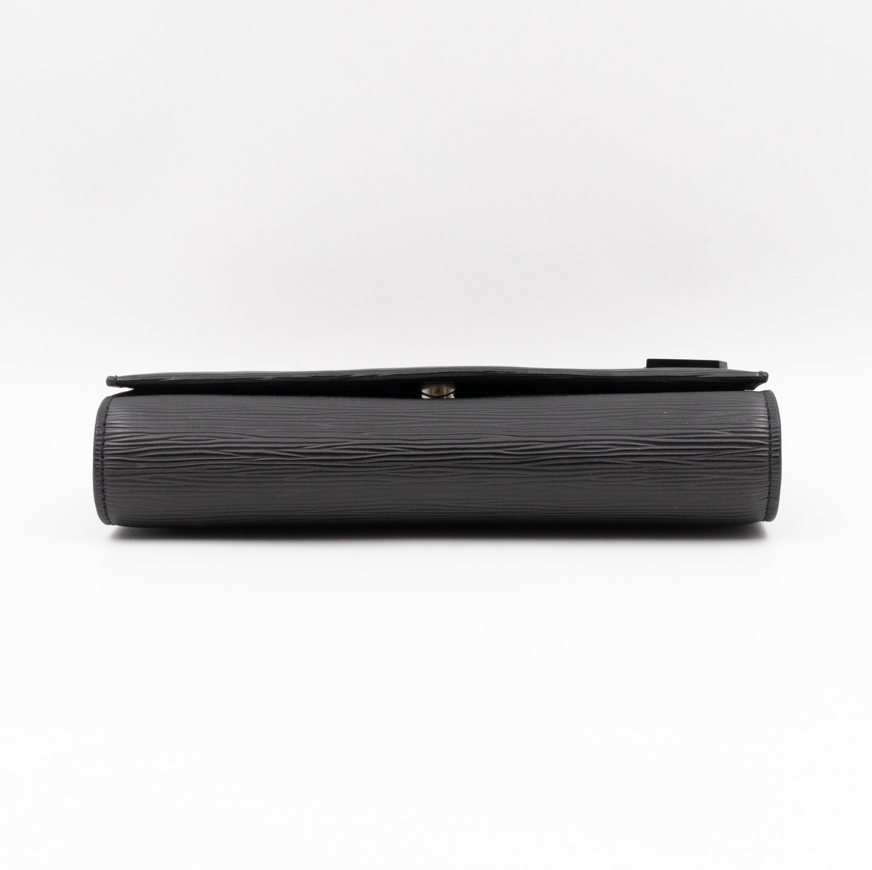 Clery Clutch Epi Leather Black