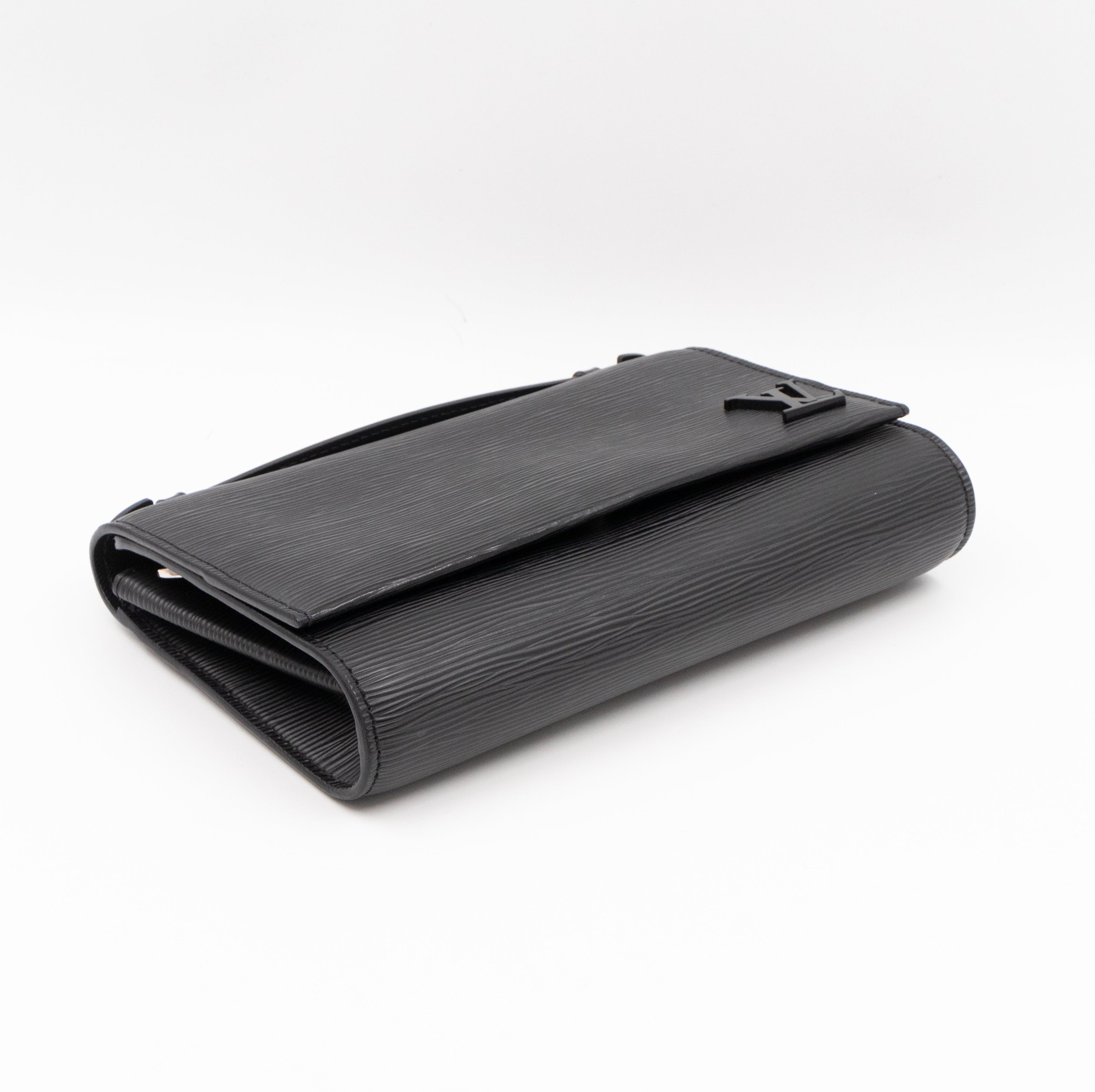 Clery Clutch Epi Leather Black