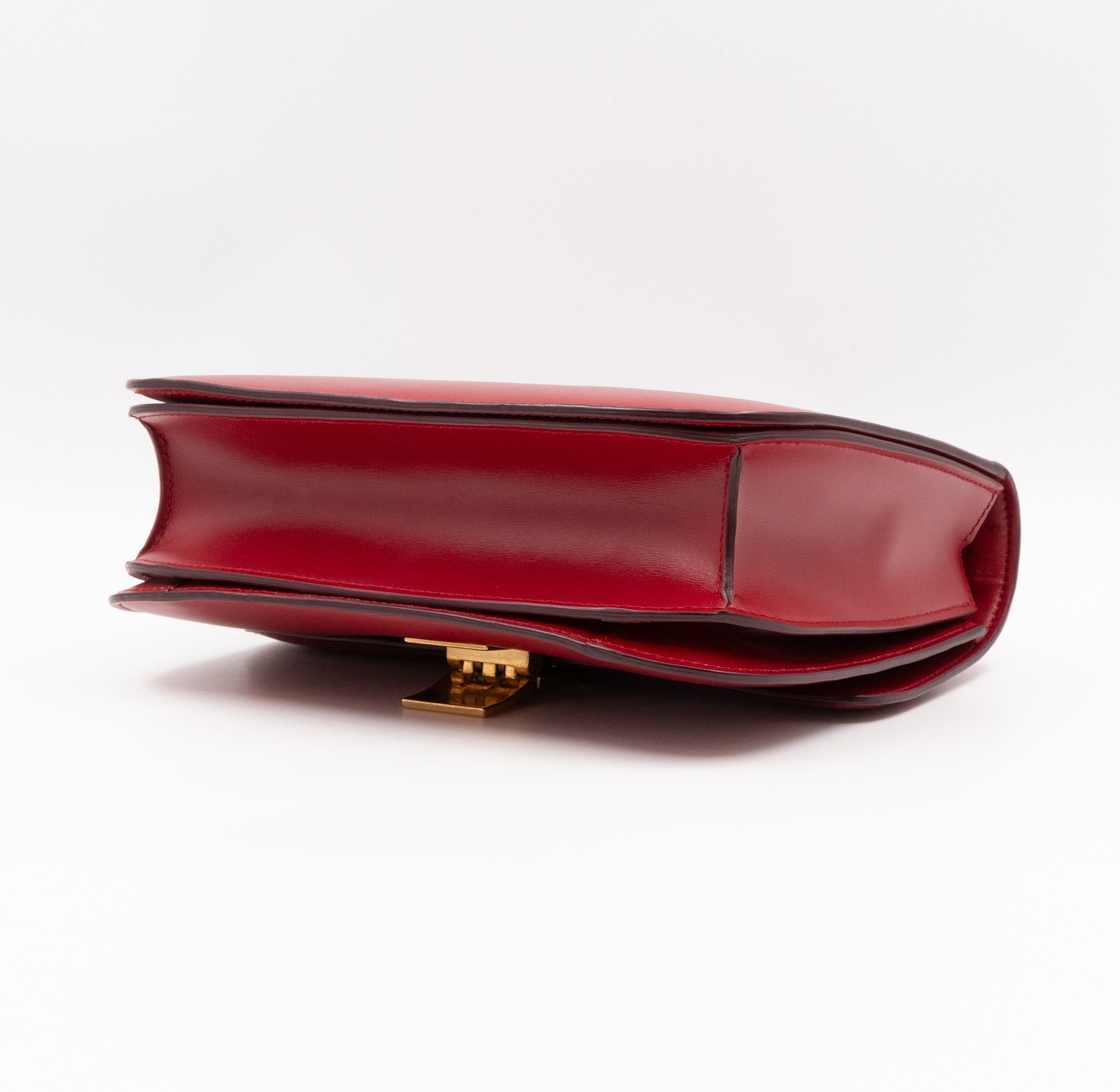 Classic Box Medium Red Leather