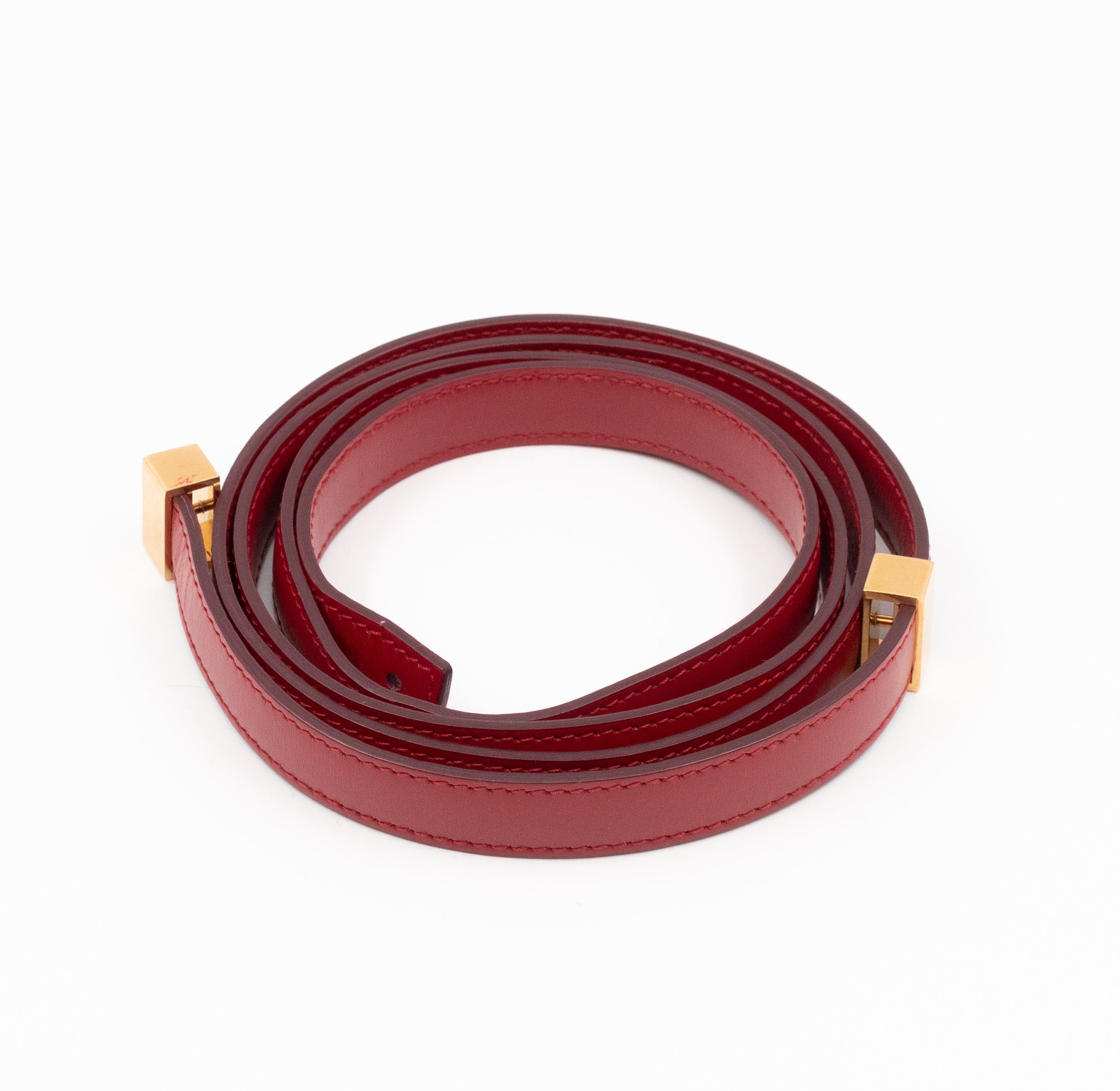 Classic Box Medium Red Leather