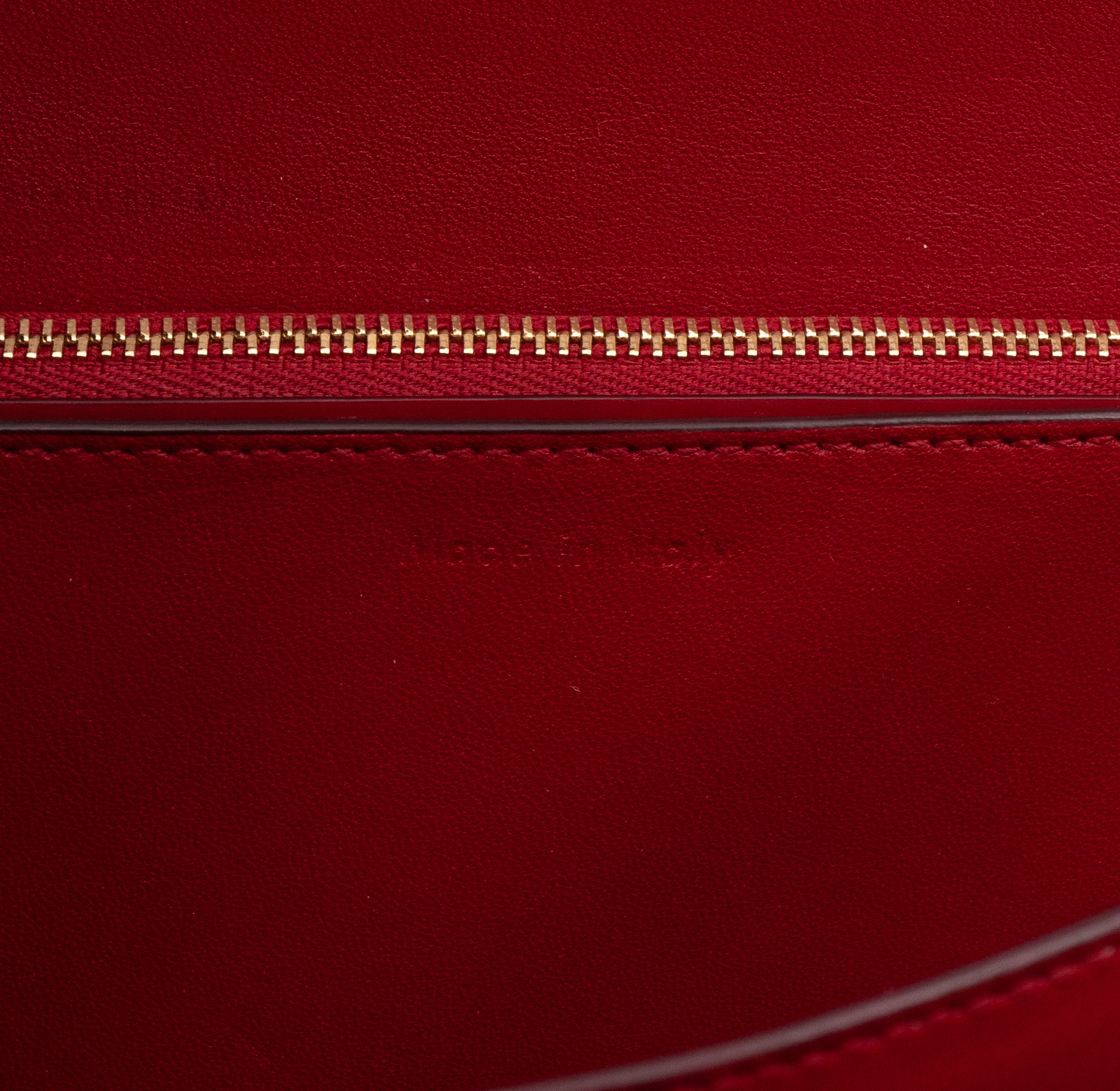 Classic Box Medium Red Leather