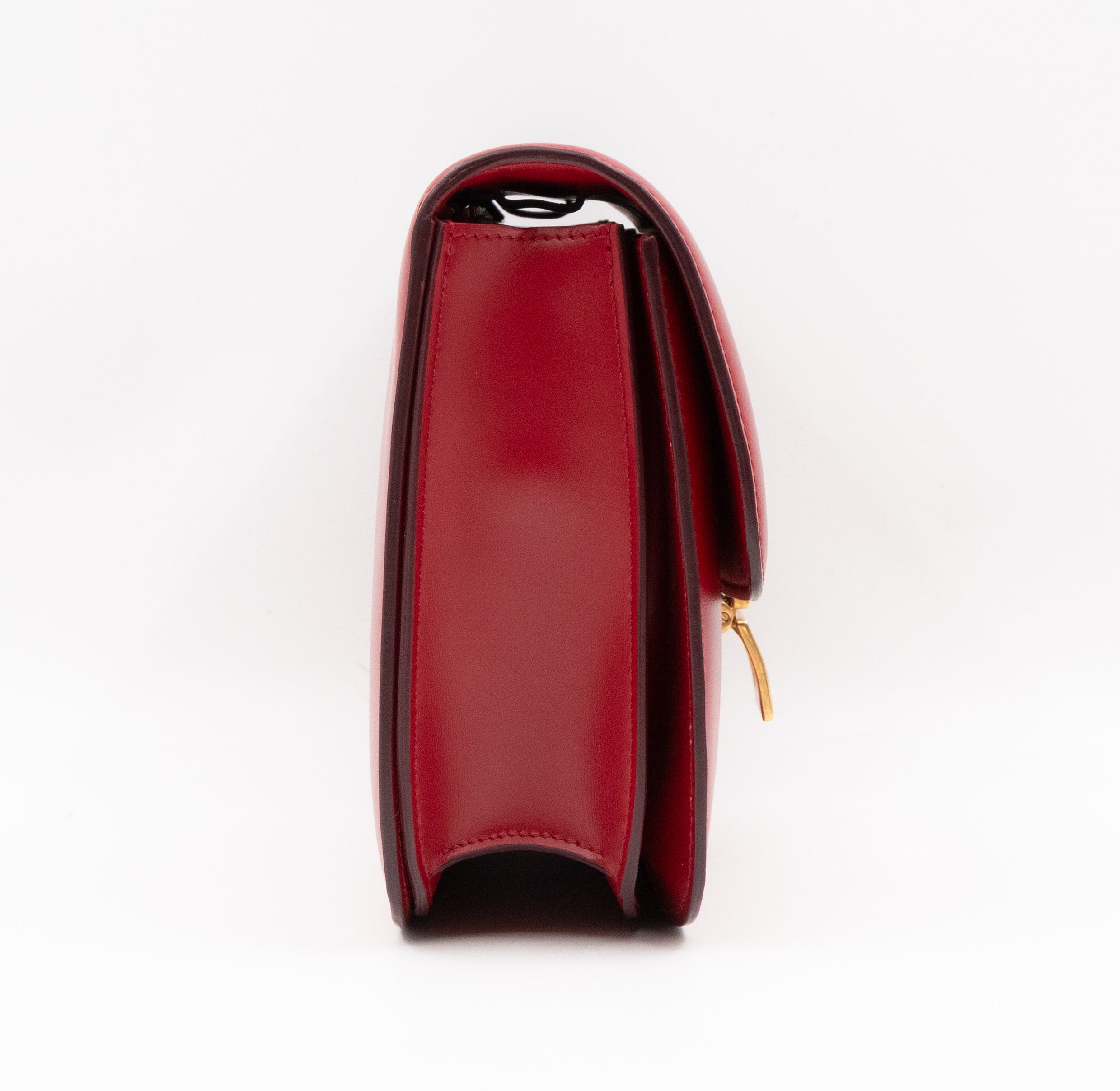 Classic Box Medium Red Leather