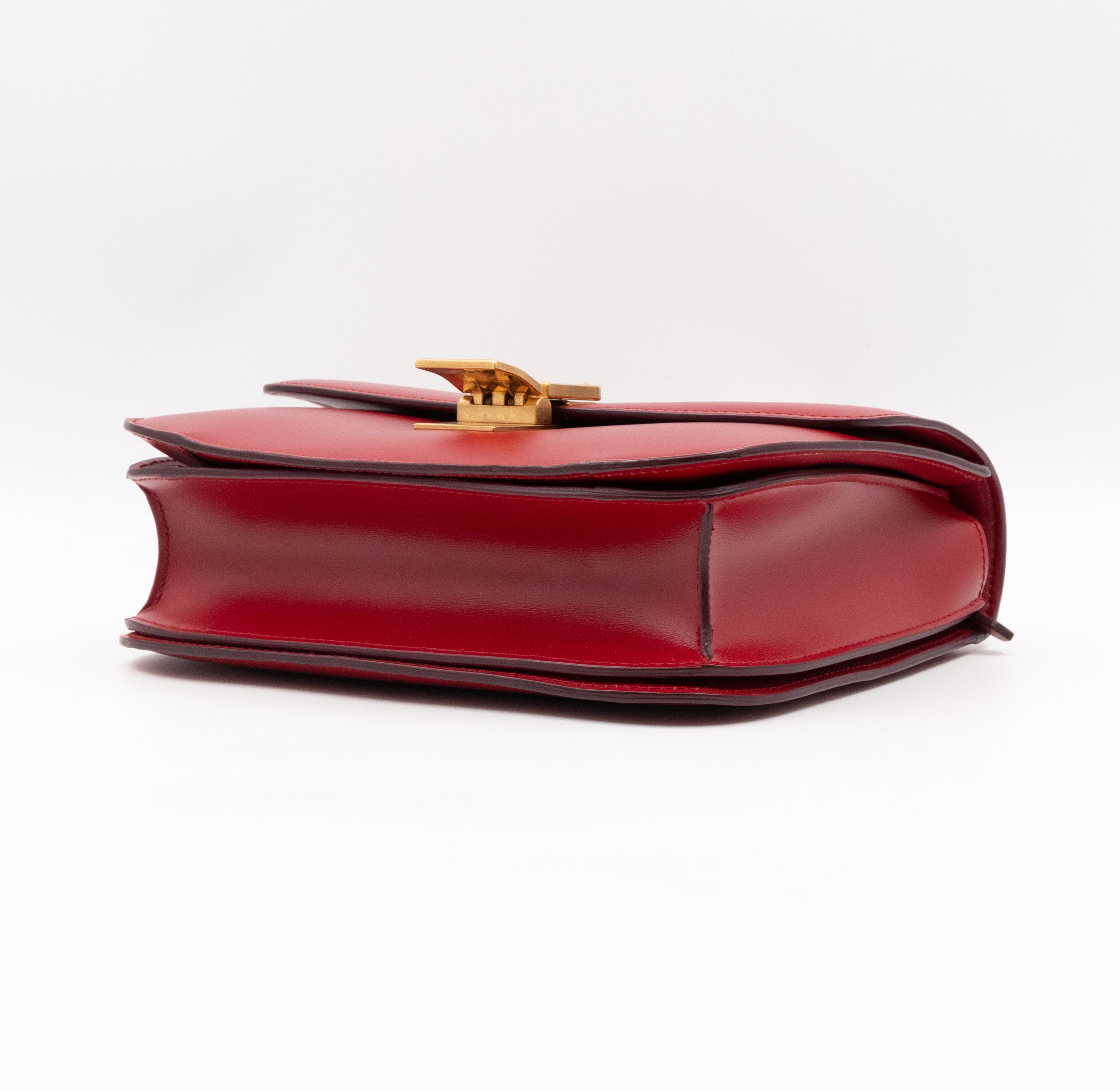 Classic Box Medium Red Leather