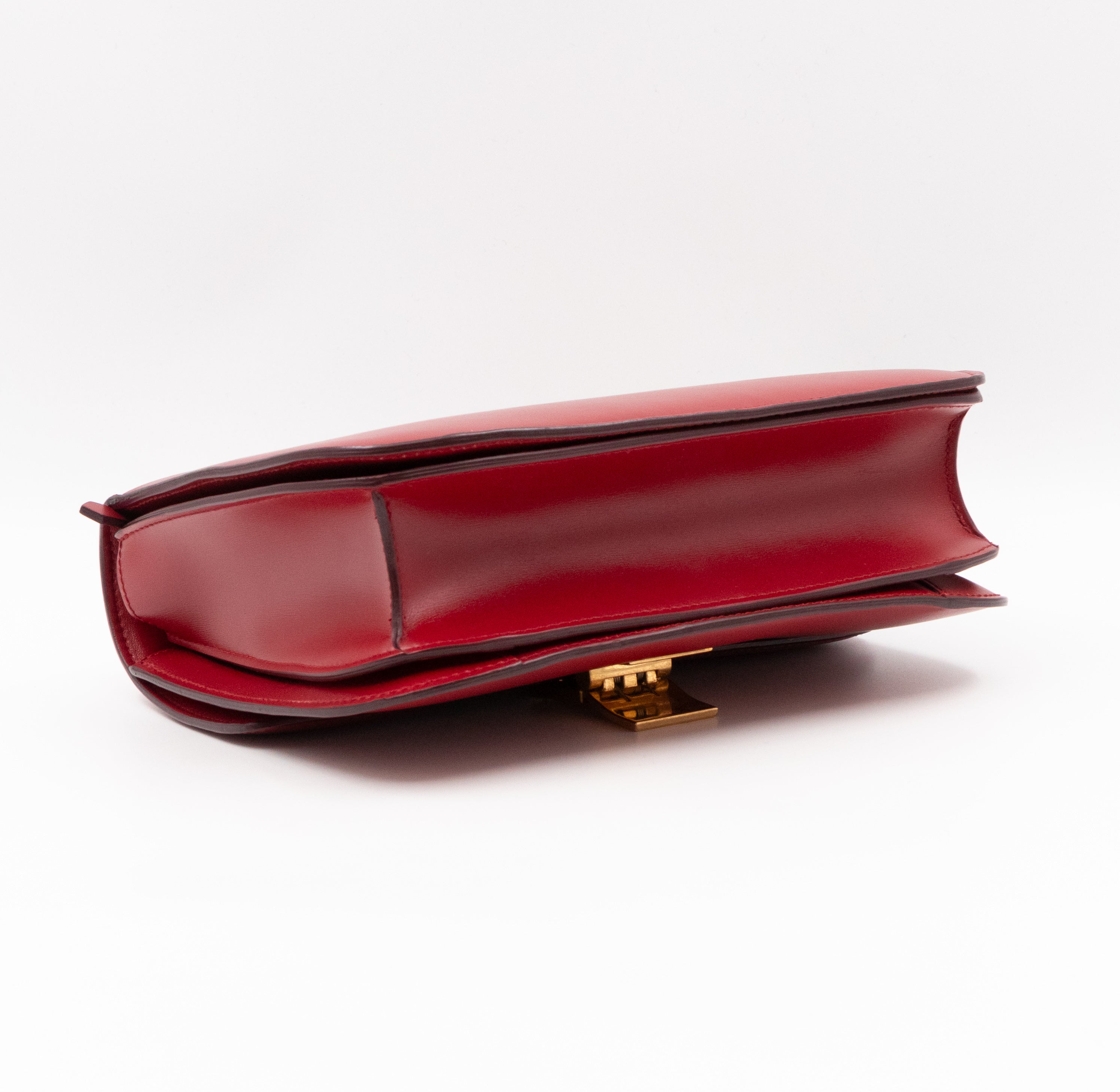 Classic Box Medium Red Leather