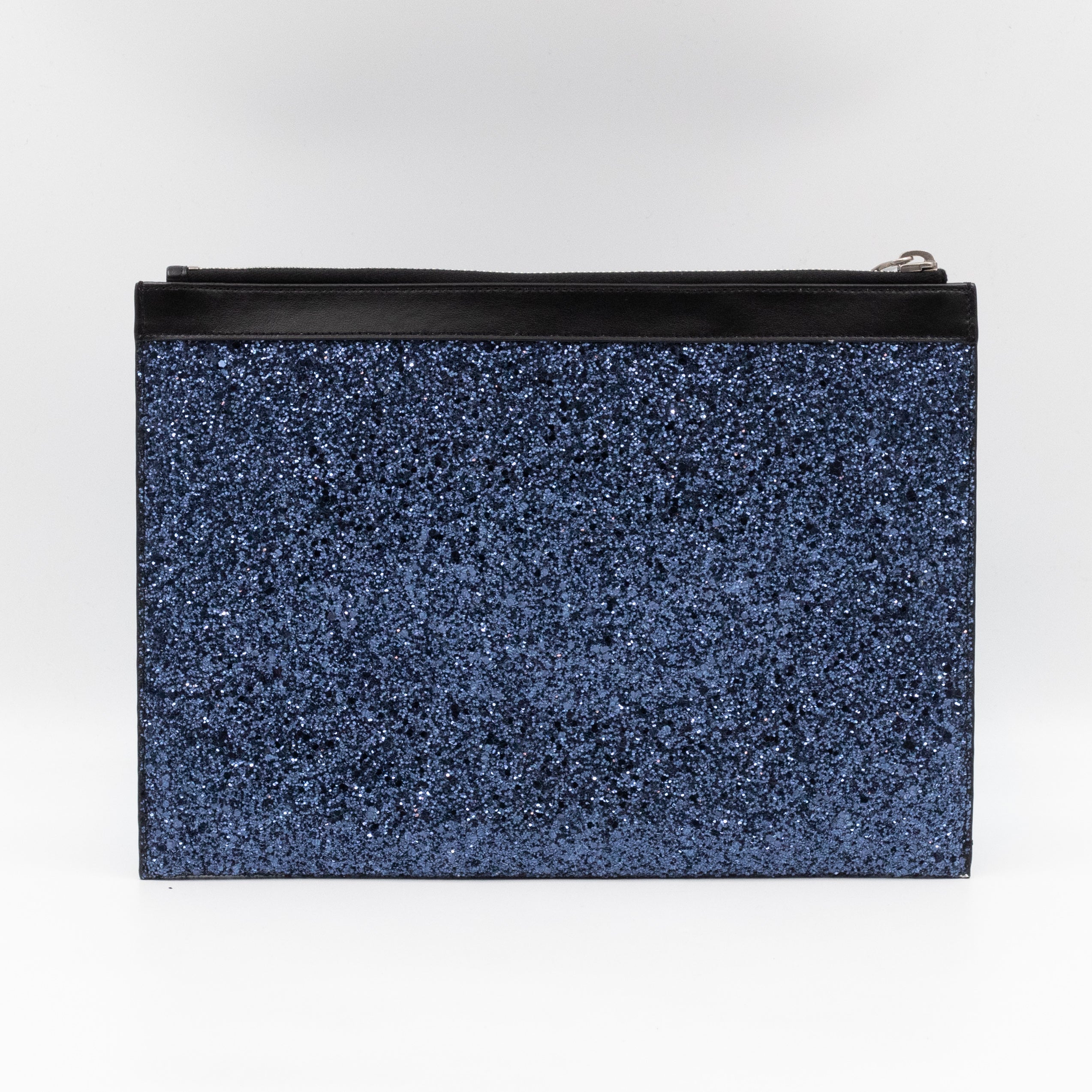 Folio Clutch Blue Glitter