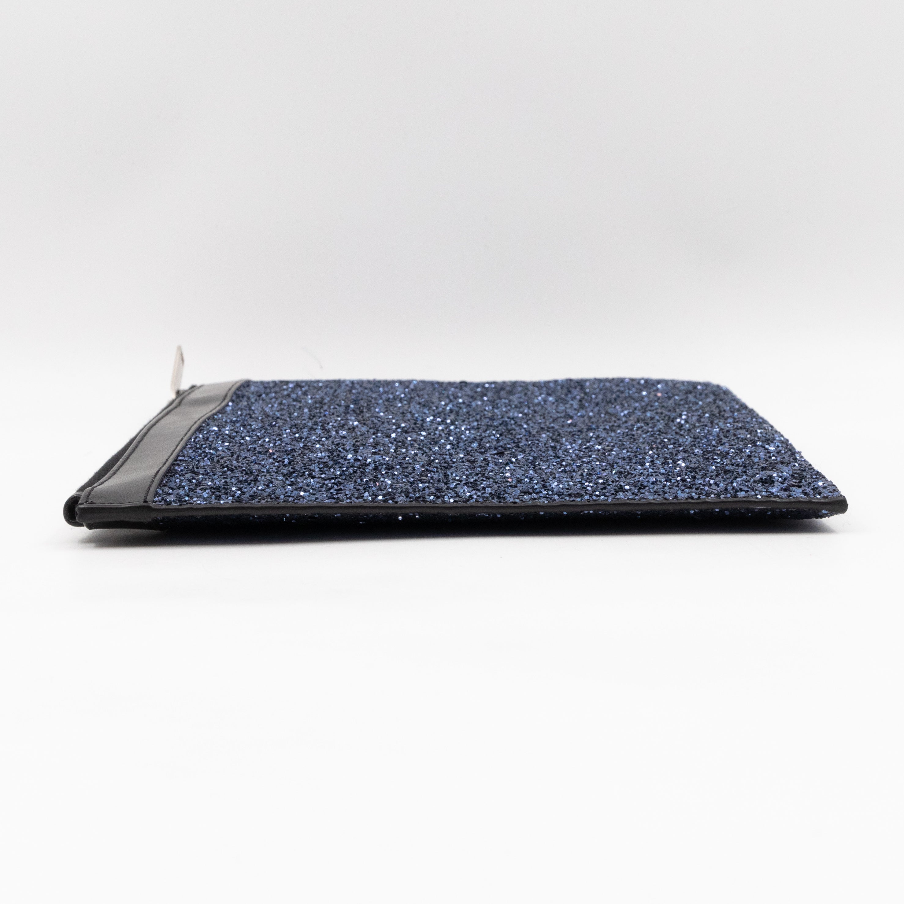 Folio Clutch Blue Glitter