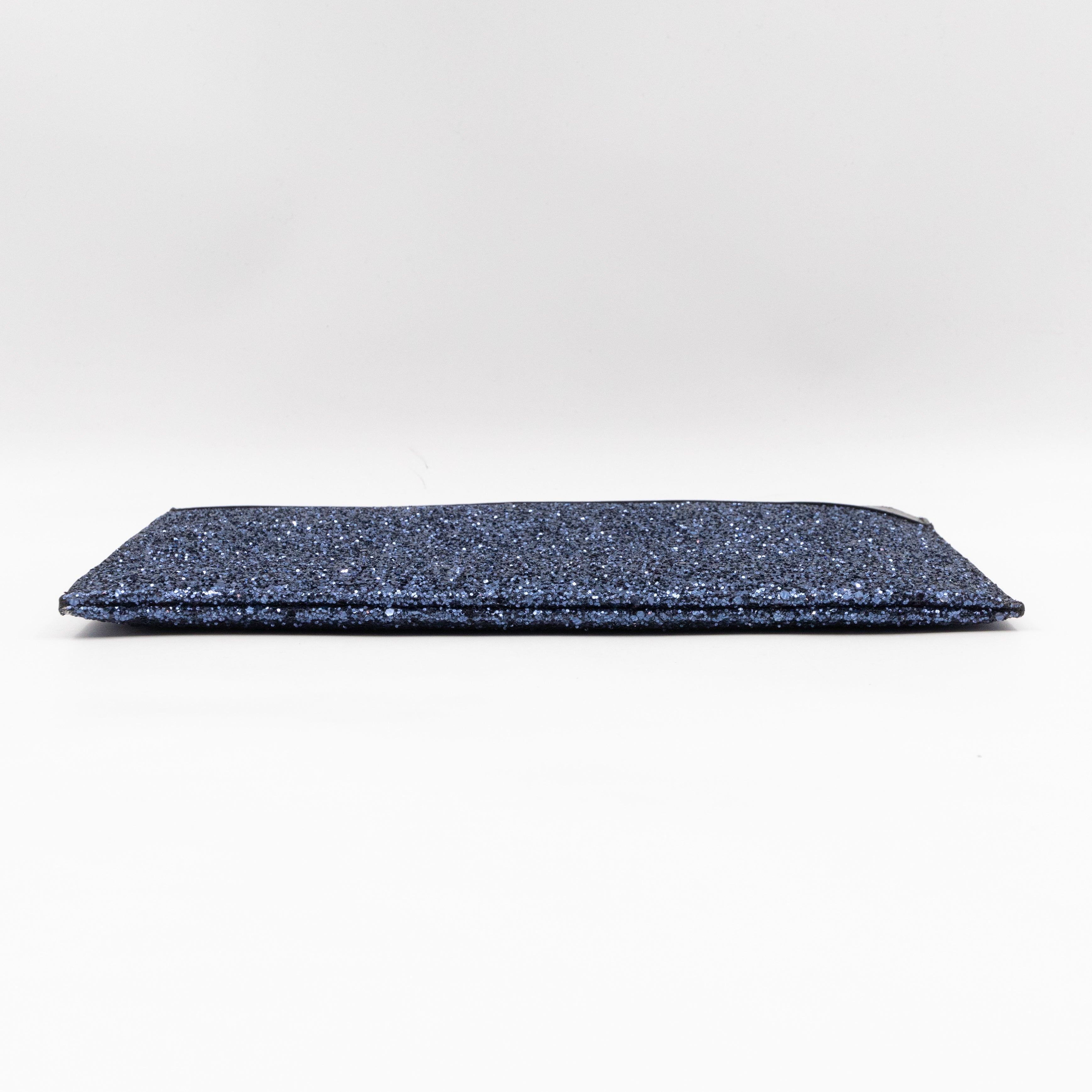 Folio Clutch Blue Glitter