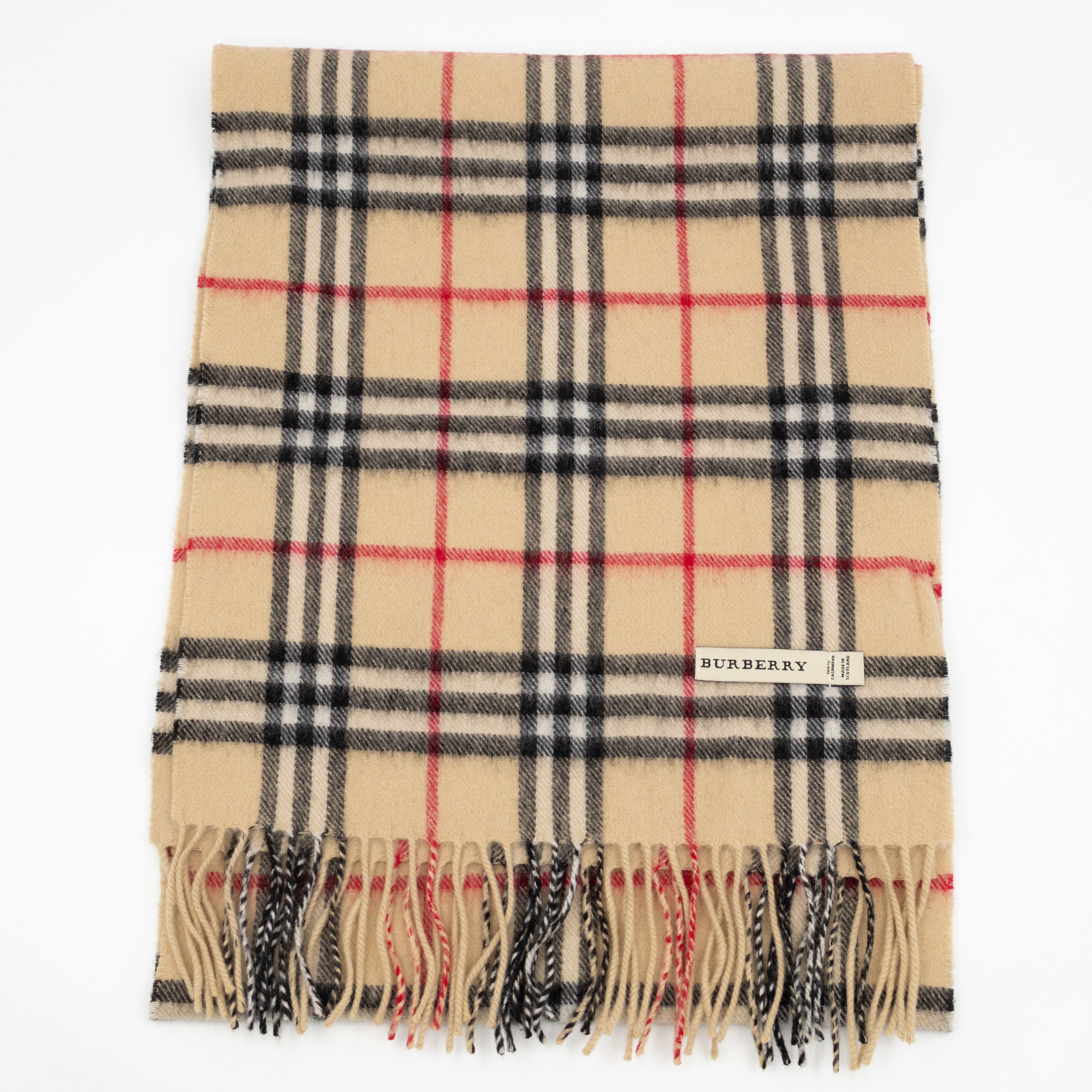 Vintage Cashmere Scarf House Check