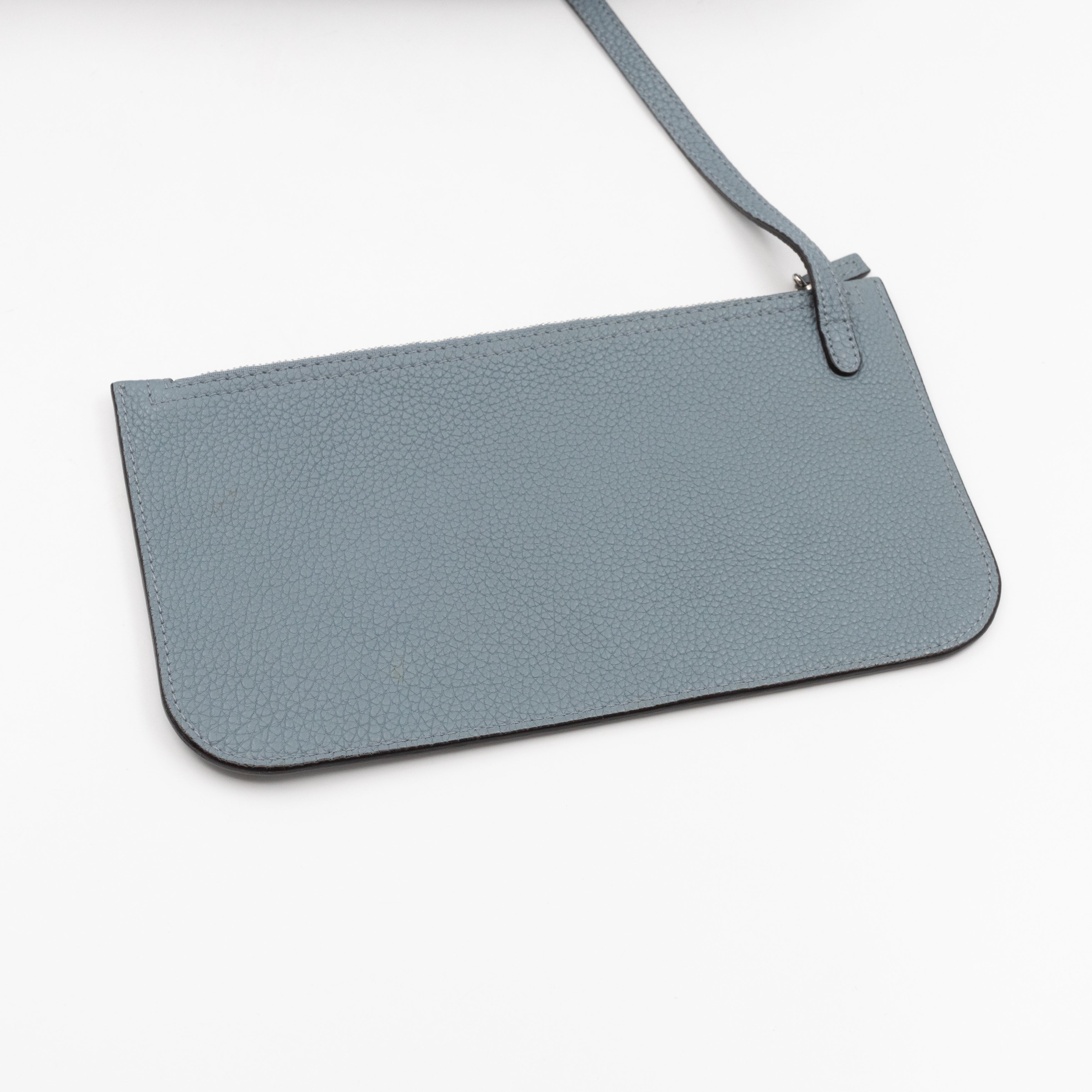 Jackie Large Hobo Bag Smoke Blue Leather