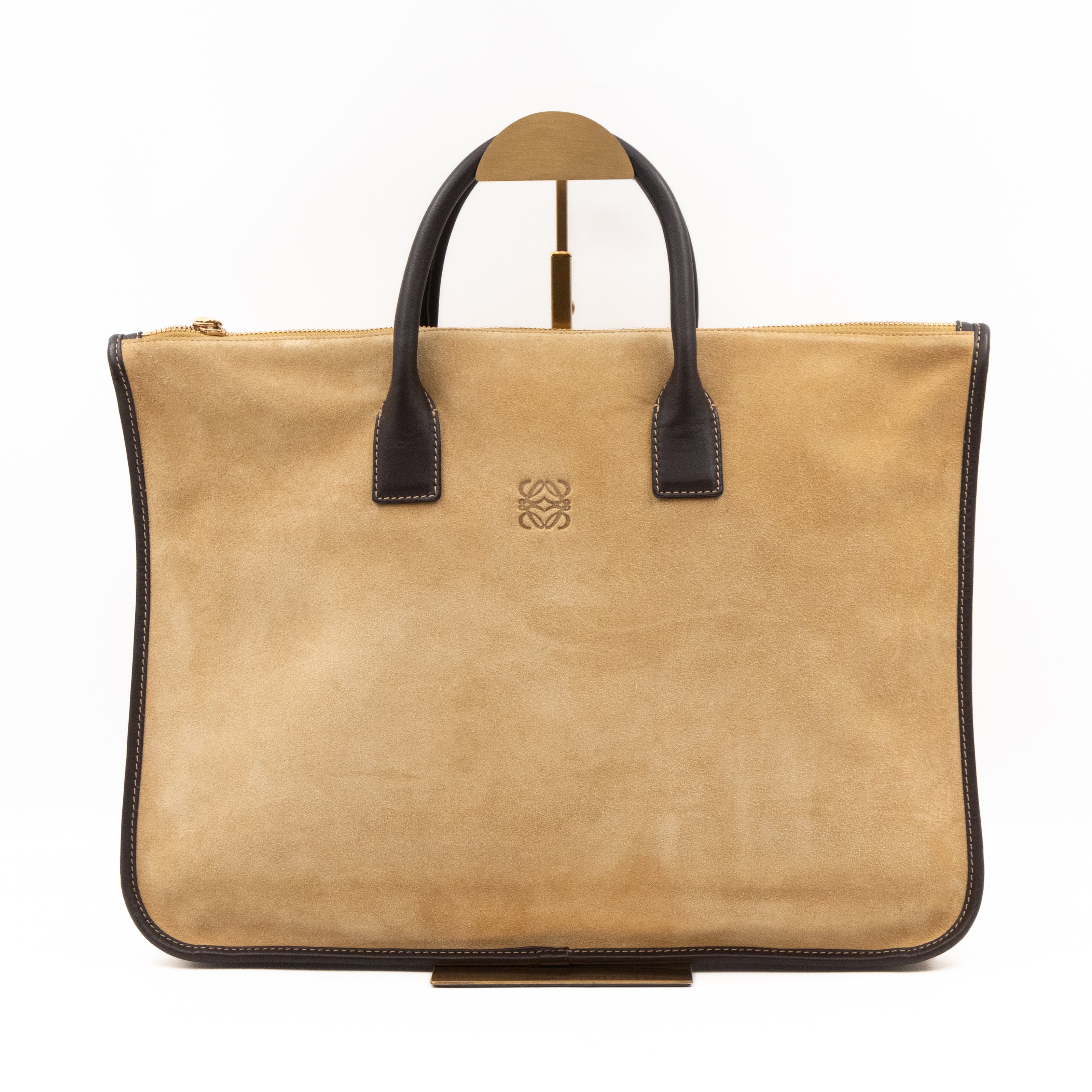 Loewe Classic Amazona Briefcase Suede