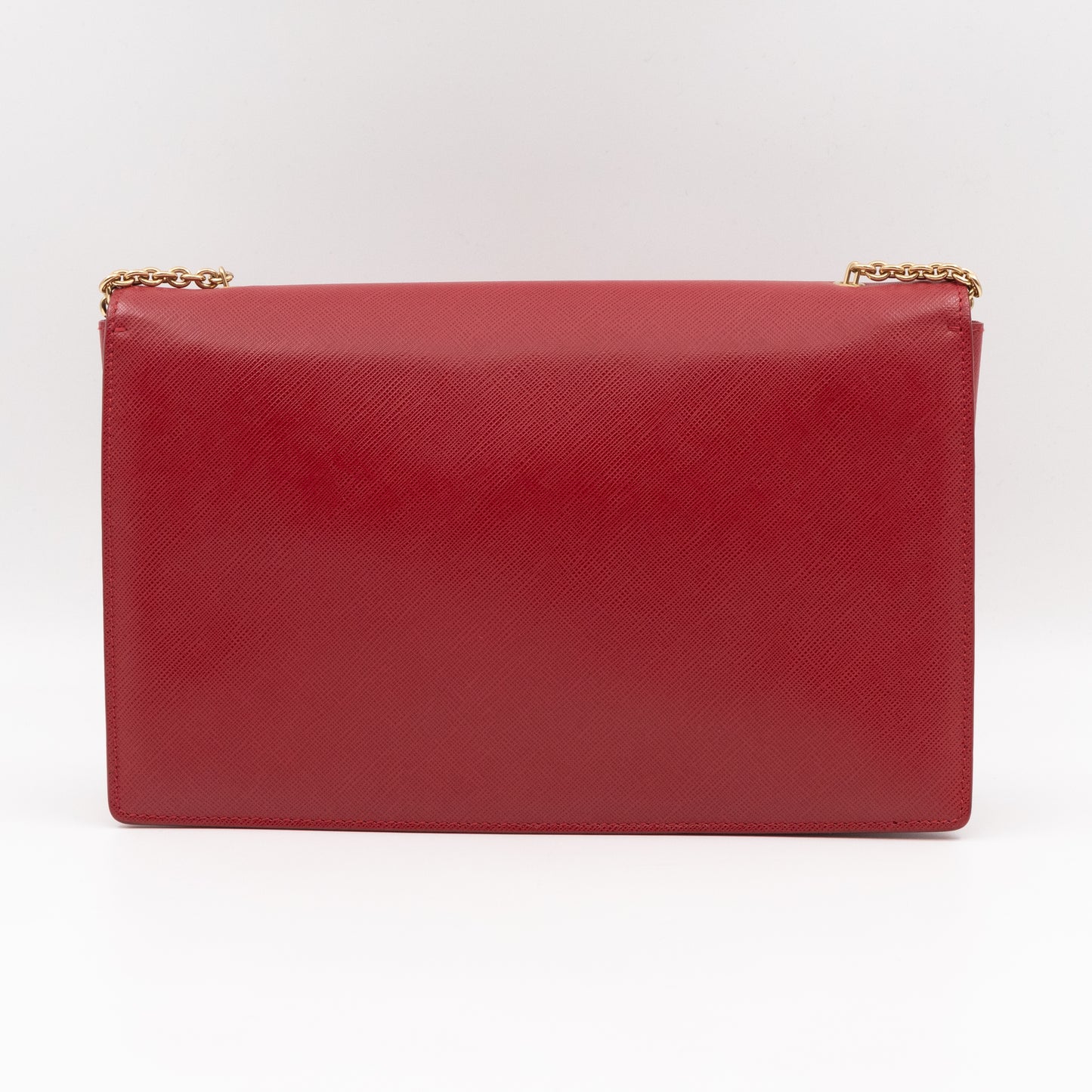 Ginny Vara Bow Red Saffiano Leather