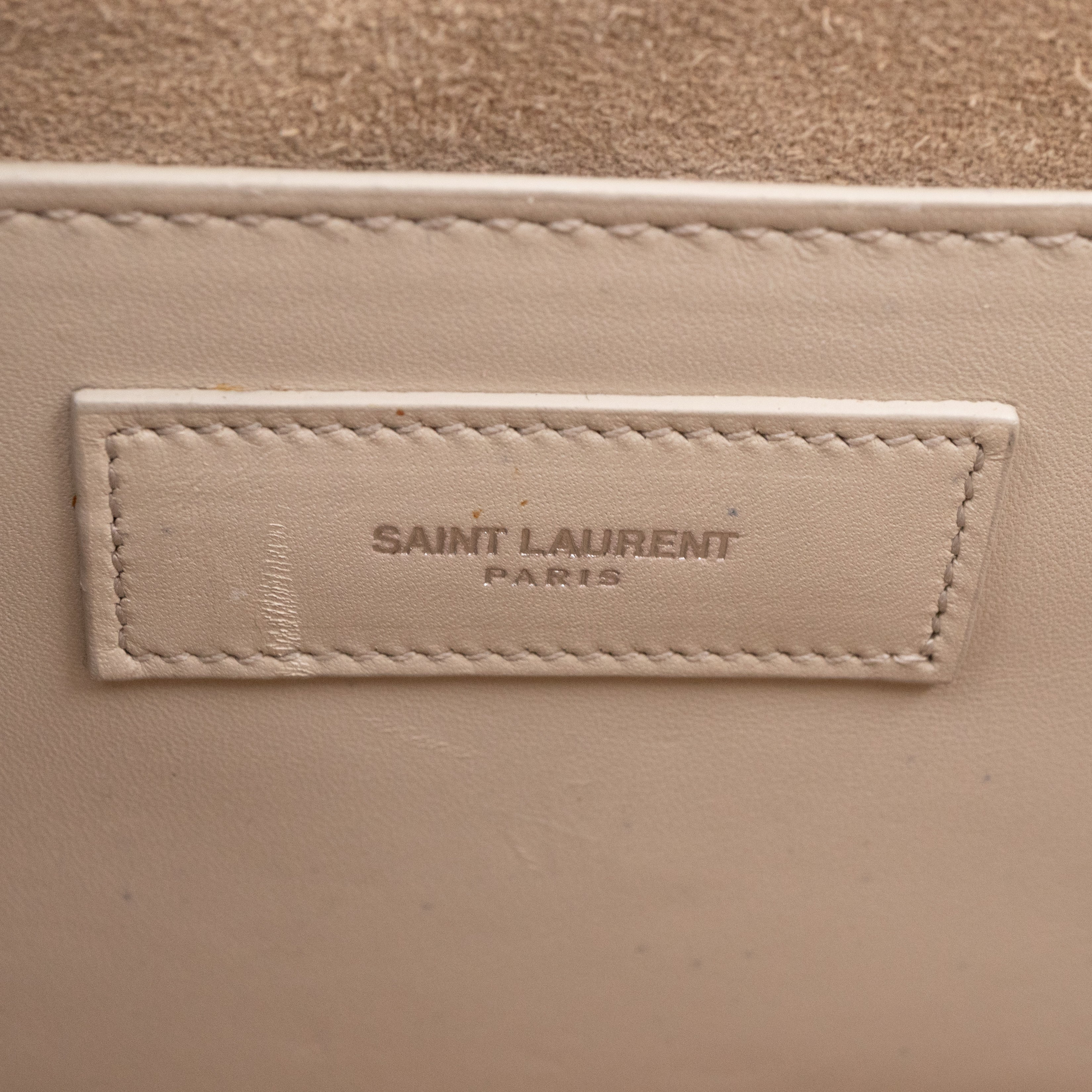 Studded Medium Betty Bag White Leather