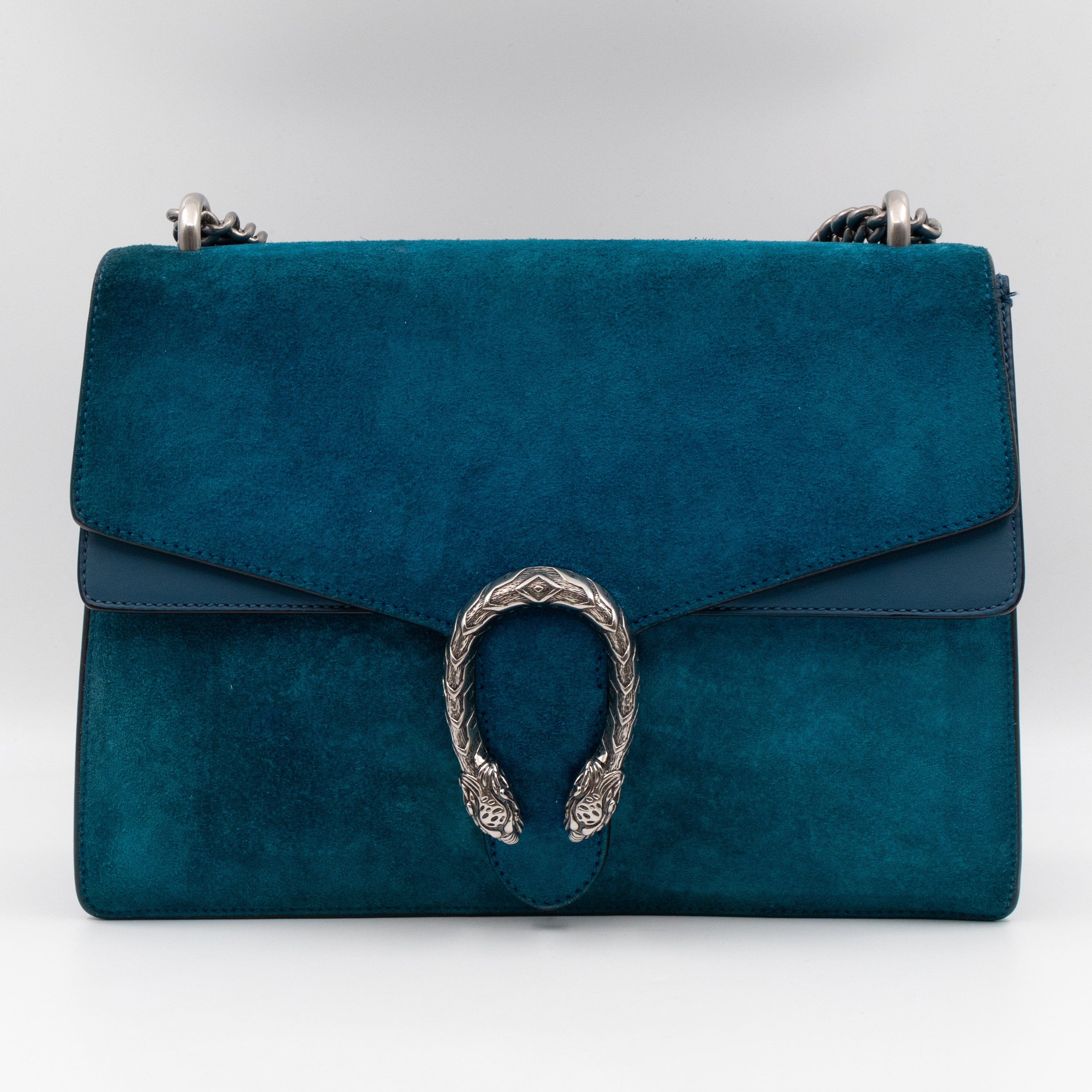 Dionysus Medium Blue Suede