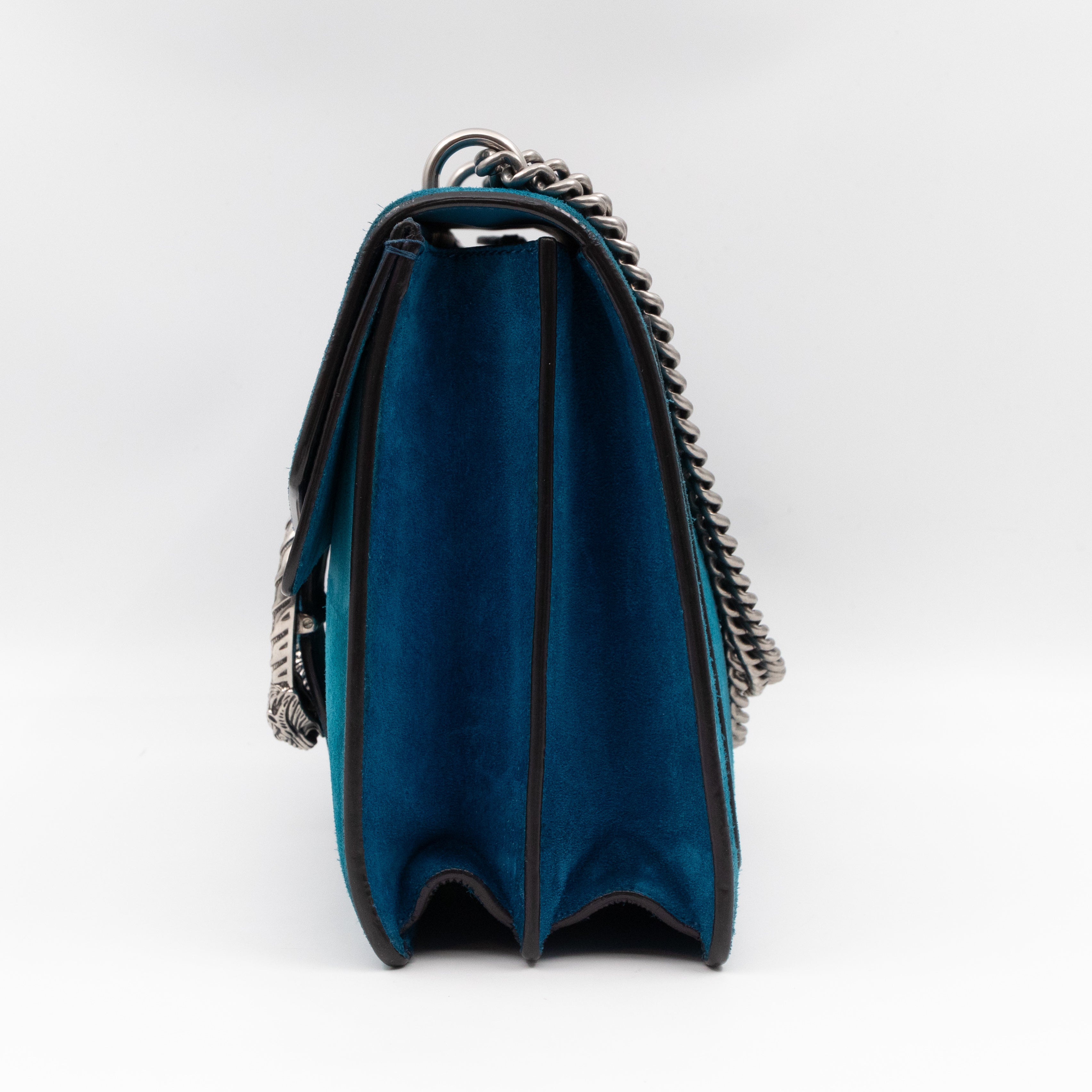 Dionysus Medium Blue Suede