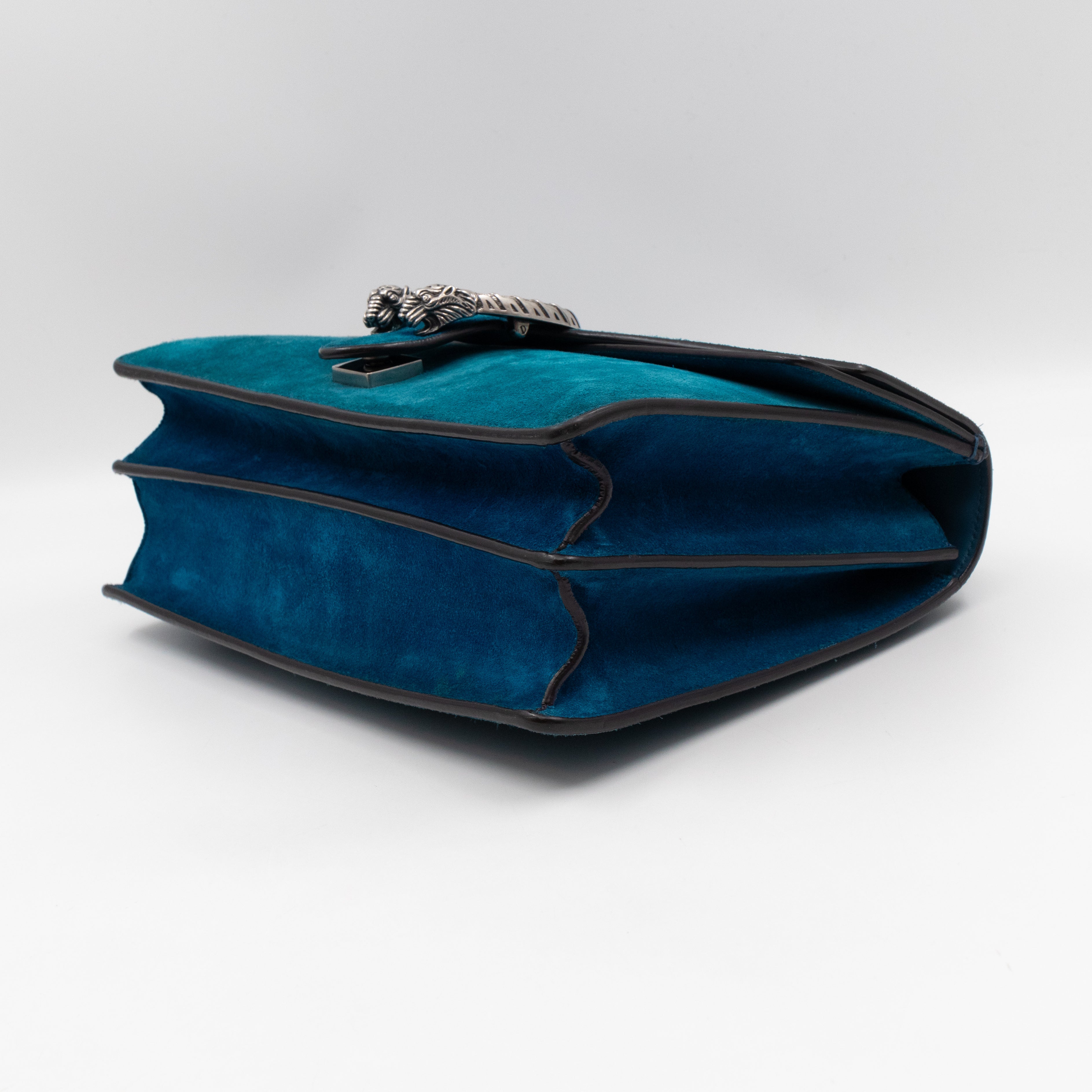 Dionysus Medium Blue Suede