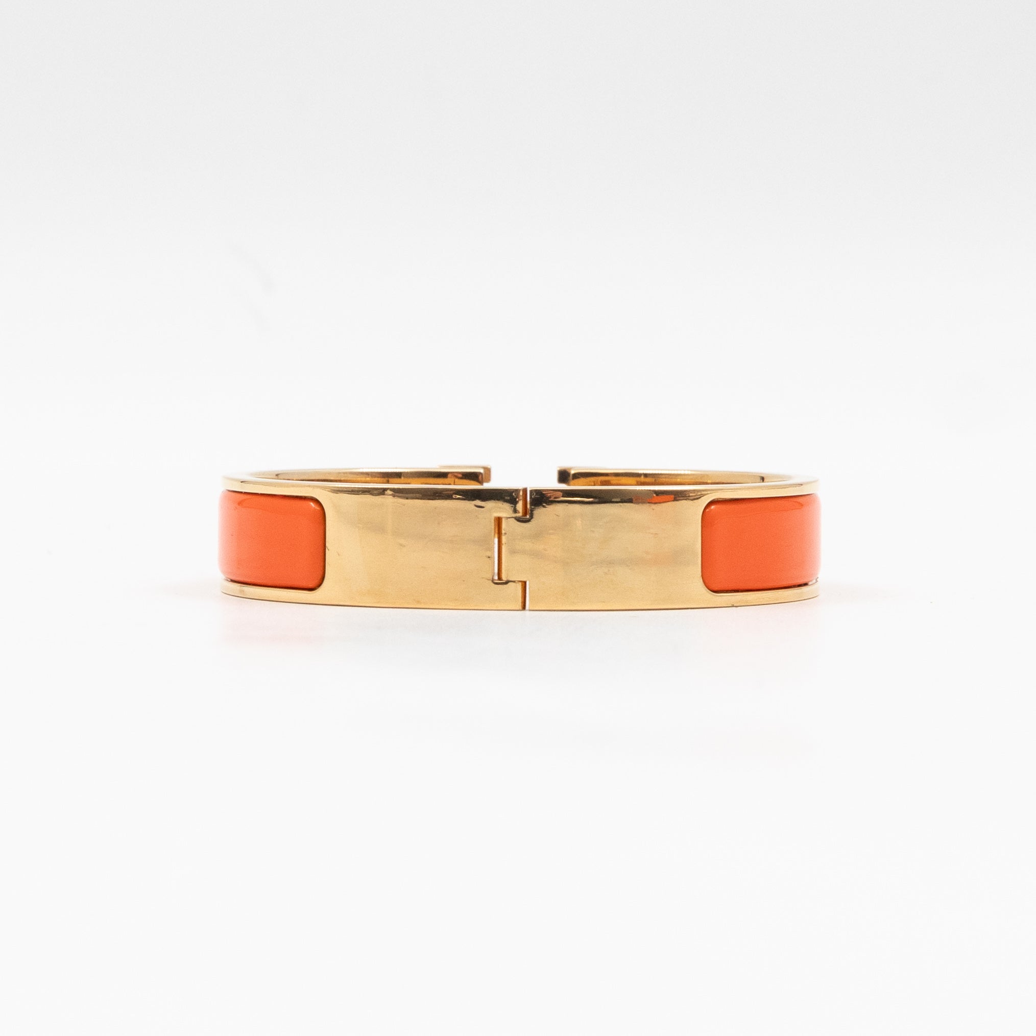 Clic H Bracelet PM Orange Gold