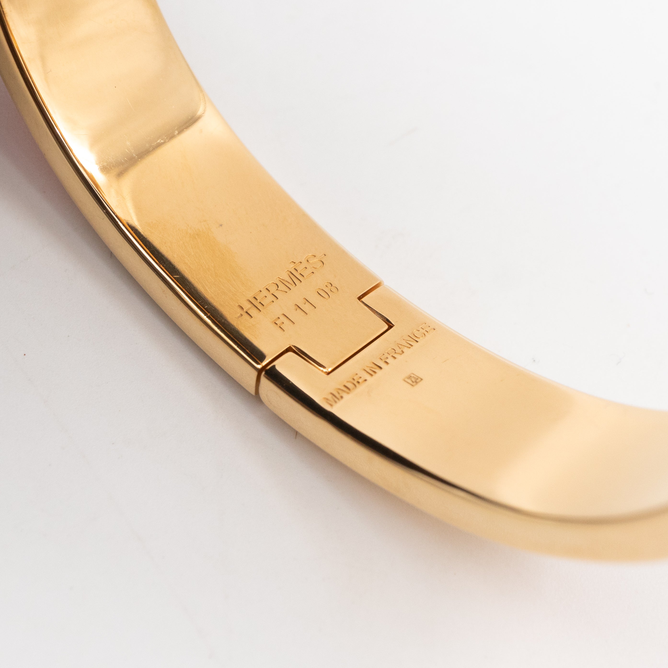 Clic H Bracelet PM Orange Gold