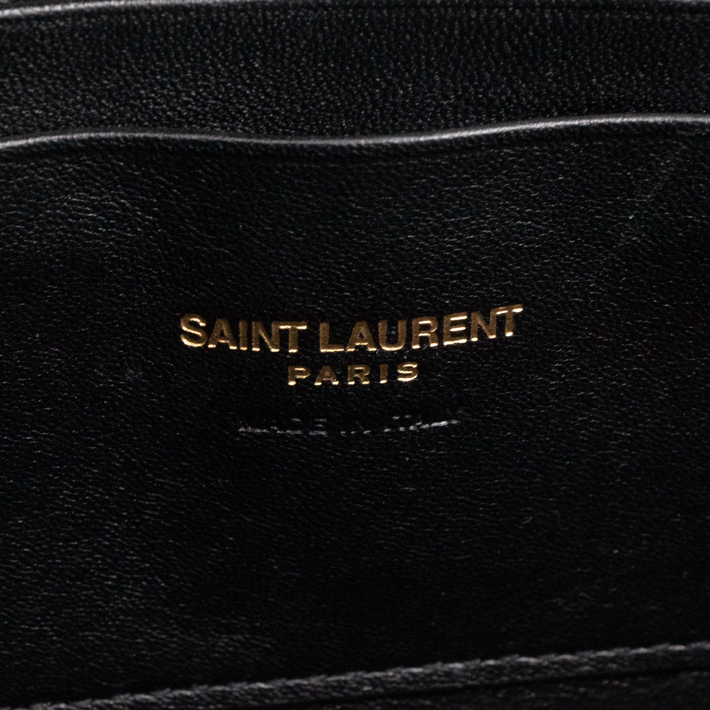 Lou Mini Camera Bag Black Grained Leather