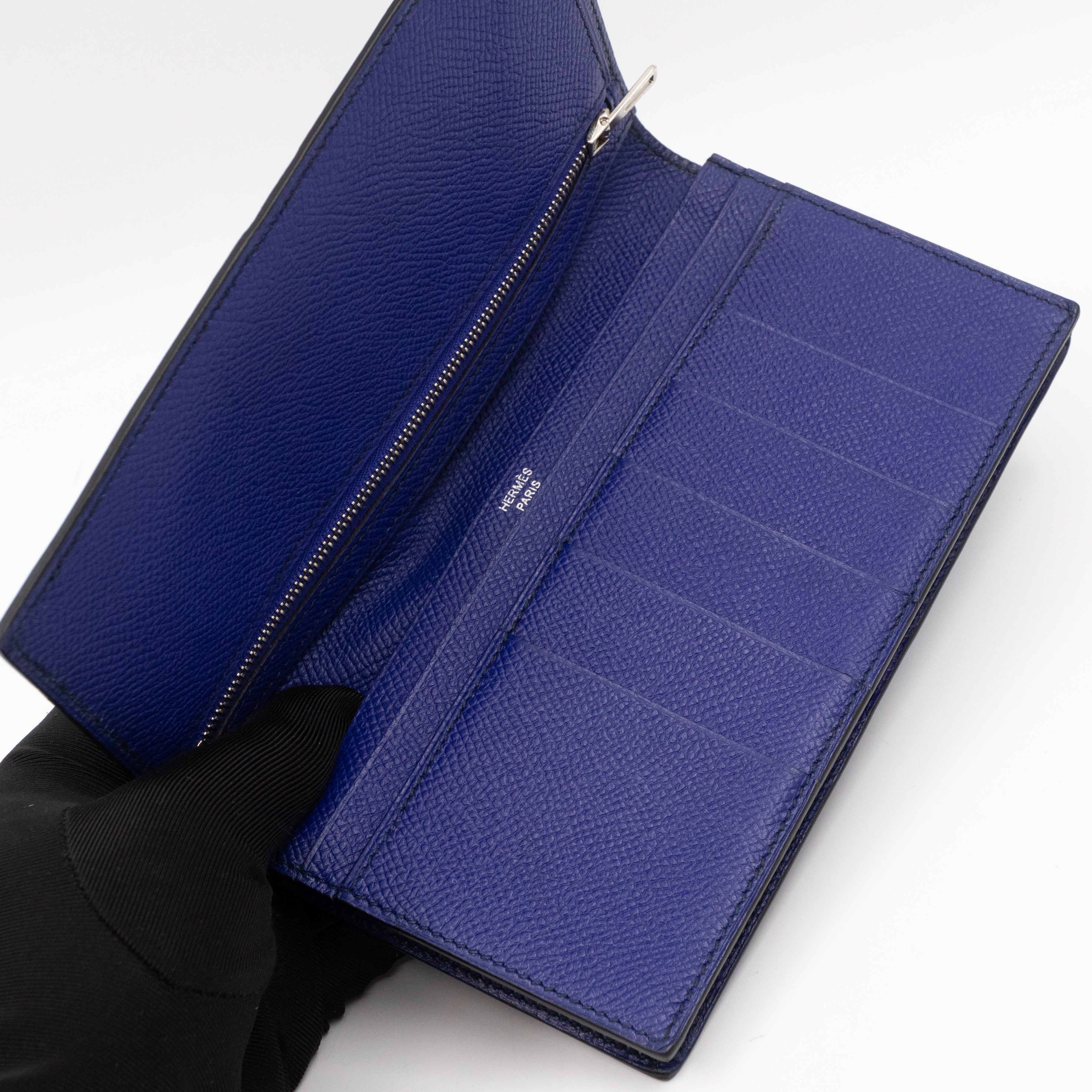 Bearn Wallet Blue Leather